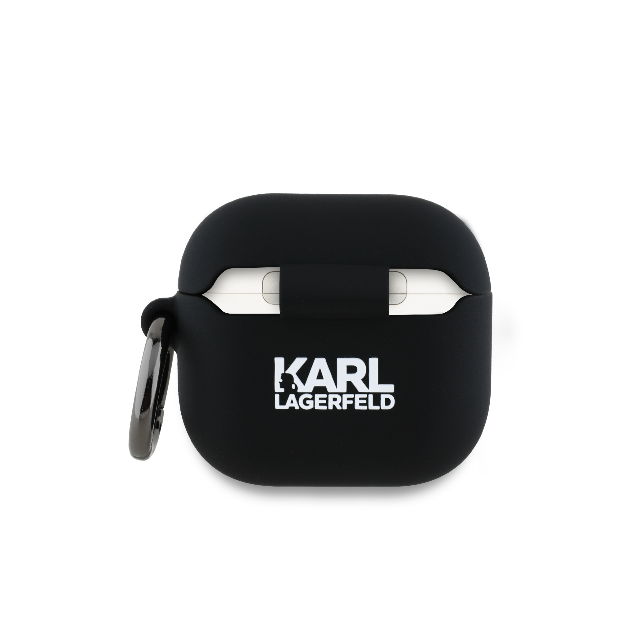 AirPods 4 - KARL LAGERFELD 3D Silicone Heads Black - 2