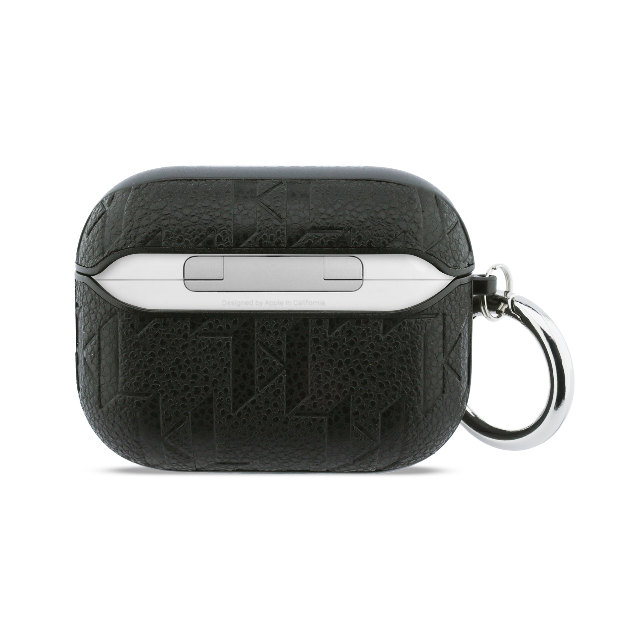 AirPods Pro 3 - KARL LAGERFELD Leather Karl Head Pin Monogram Black - 2