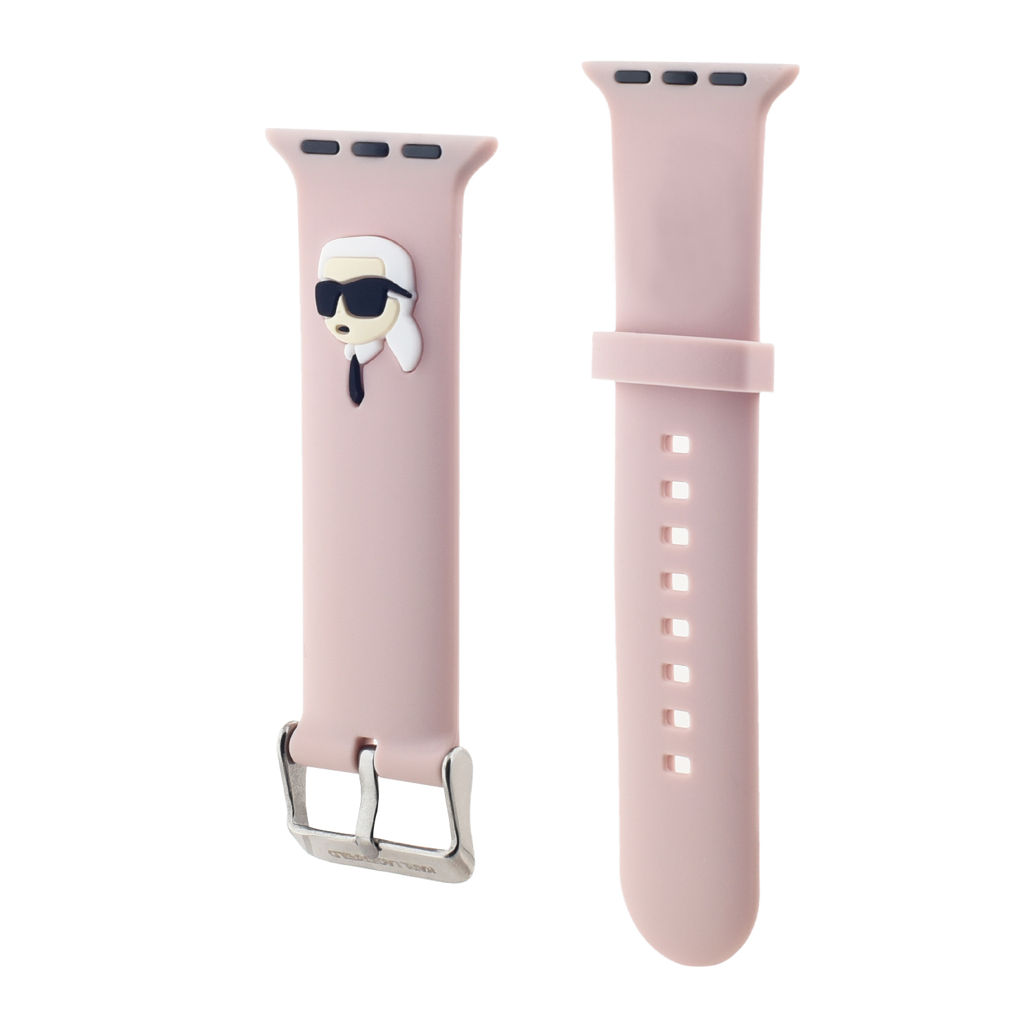 Apple Watch 40/41mm - KARL LAGERFELD 3D Rubber Karl Head NFT Pink - 3