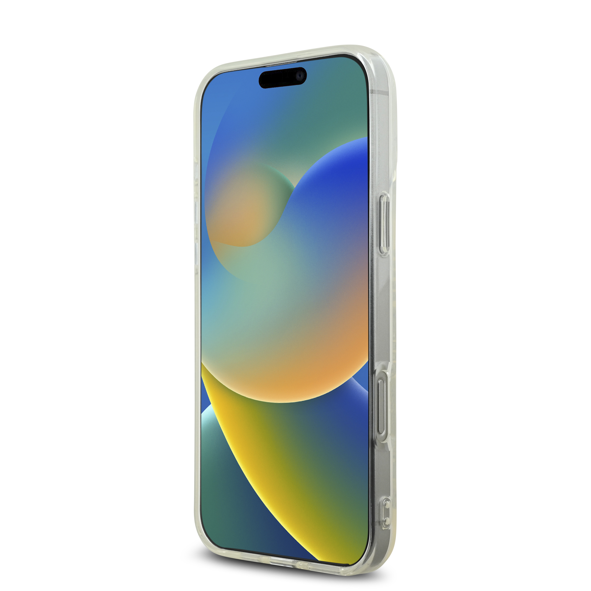 iPhone 16 Pro Max - KARL LAGERFELD Rhinestones Logo Transparent - 5