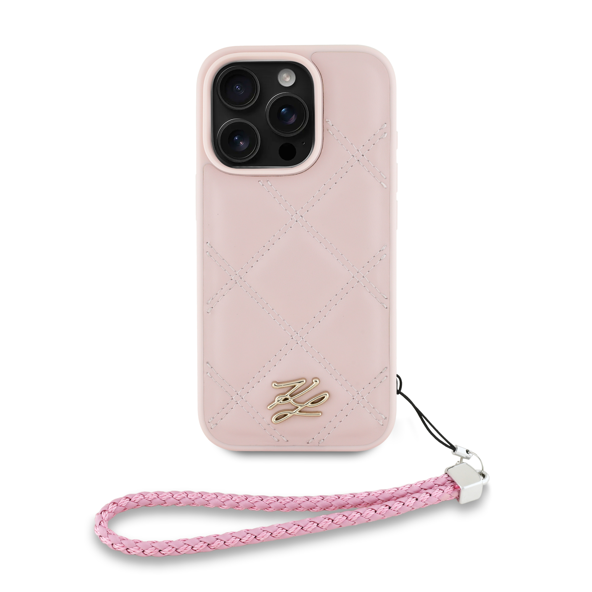 iPhone 16 Pro Max - KARL LAGERFELD Small Initials With Strap Pink - 2