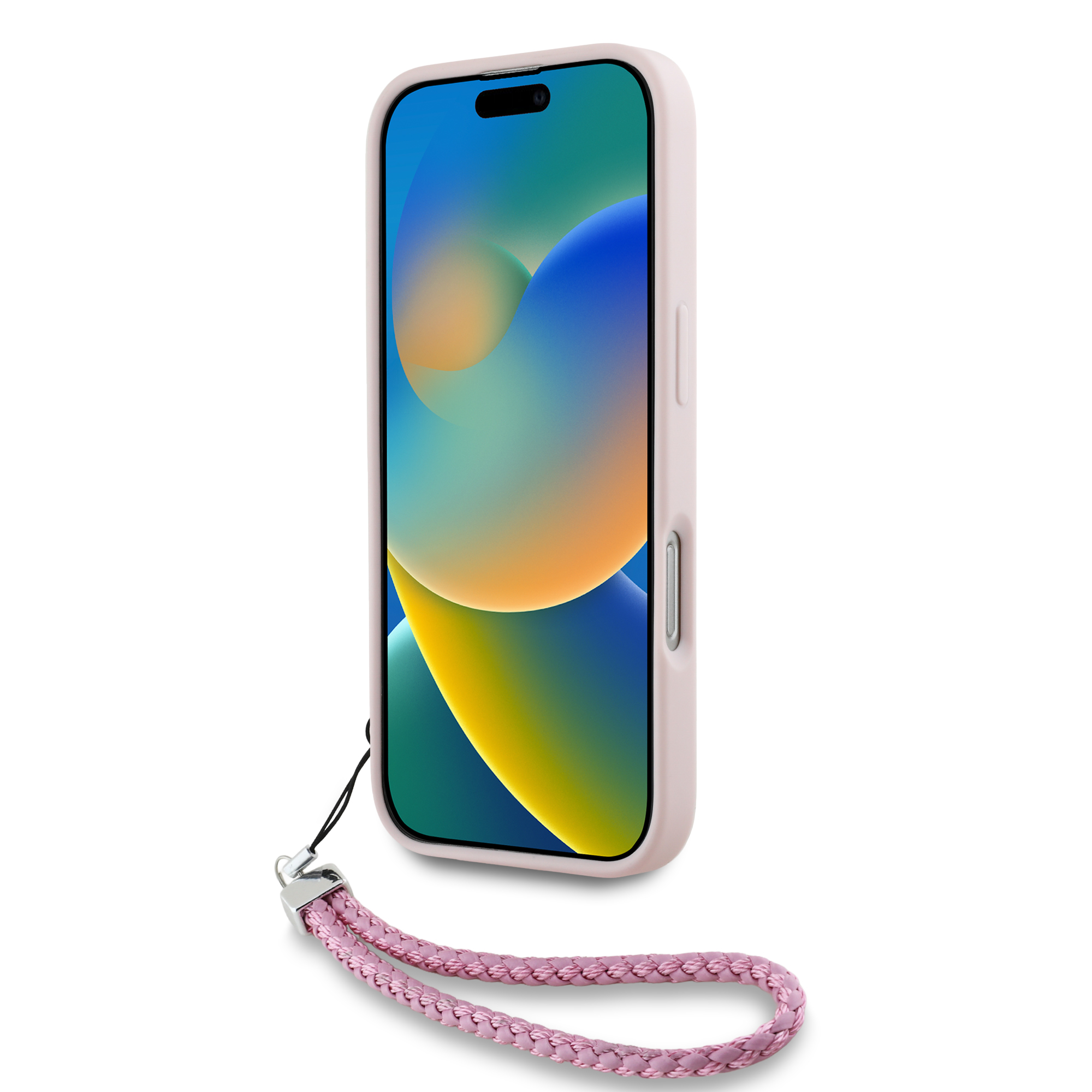 iPhone 16 Pro Max - KARL LAGERFELD Small Initials With Strap Pink - 4