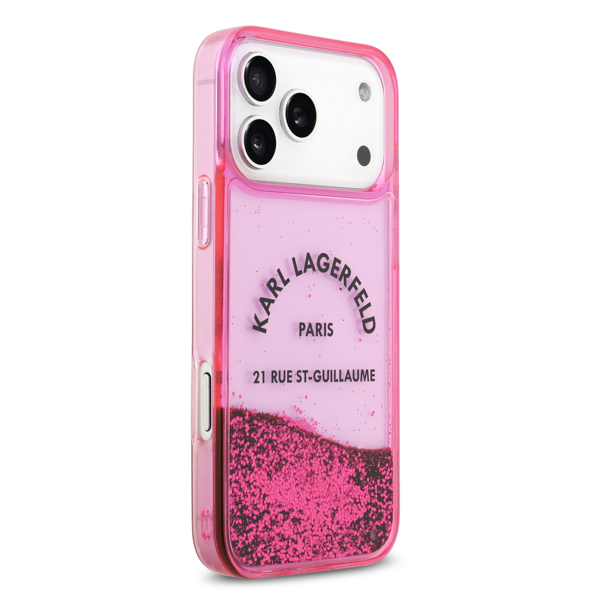 iPhone 17 Pro Max - KARL LAGERFELD Liquid Glitter Fuchsia - 4