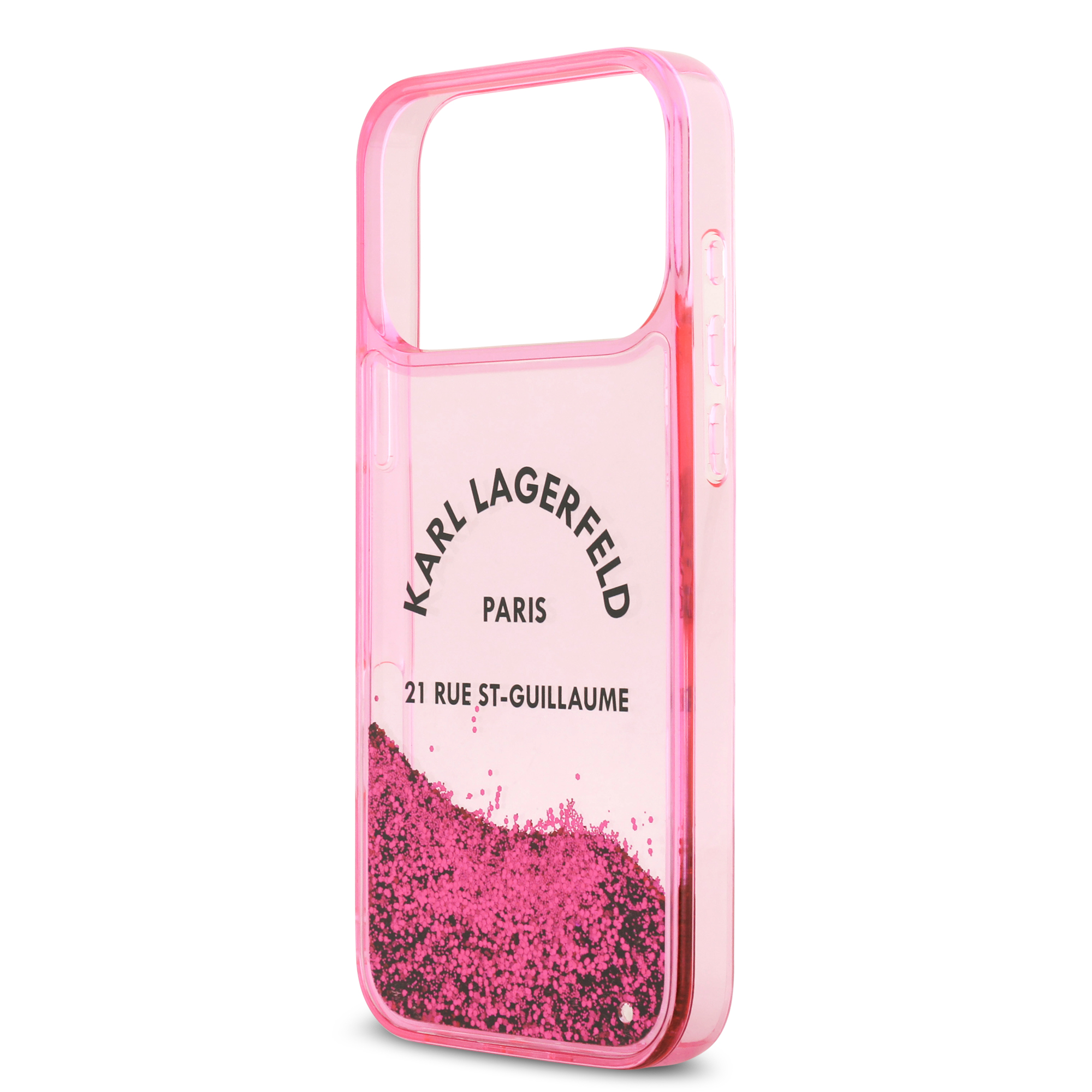 iPhone 17 Pro Max - KARL LAGERFELD Liquid Glitter Fuchsia - 6