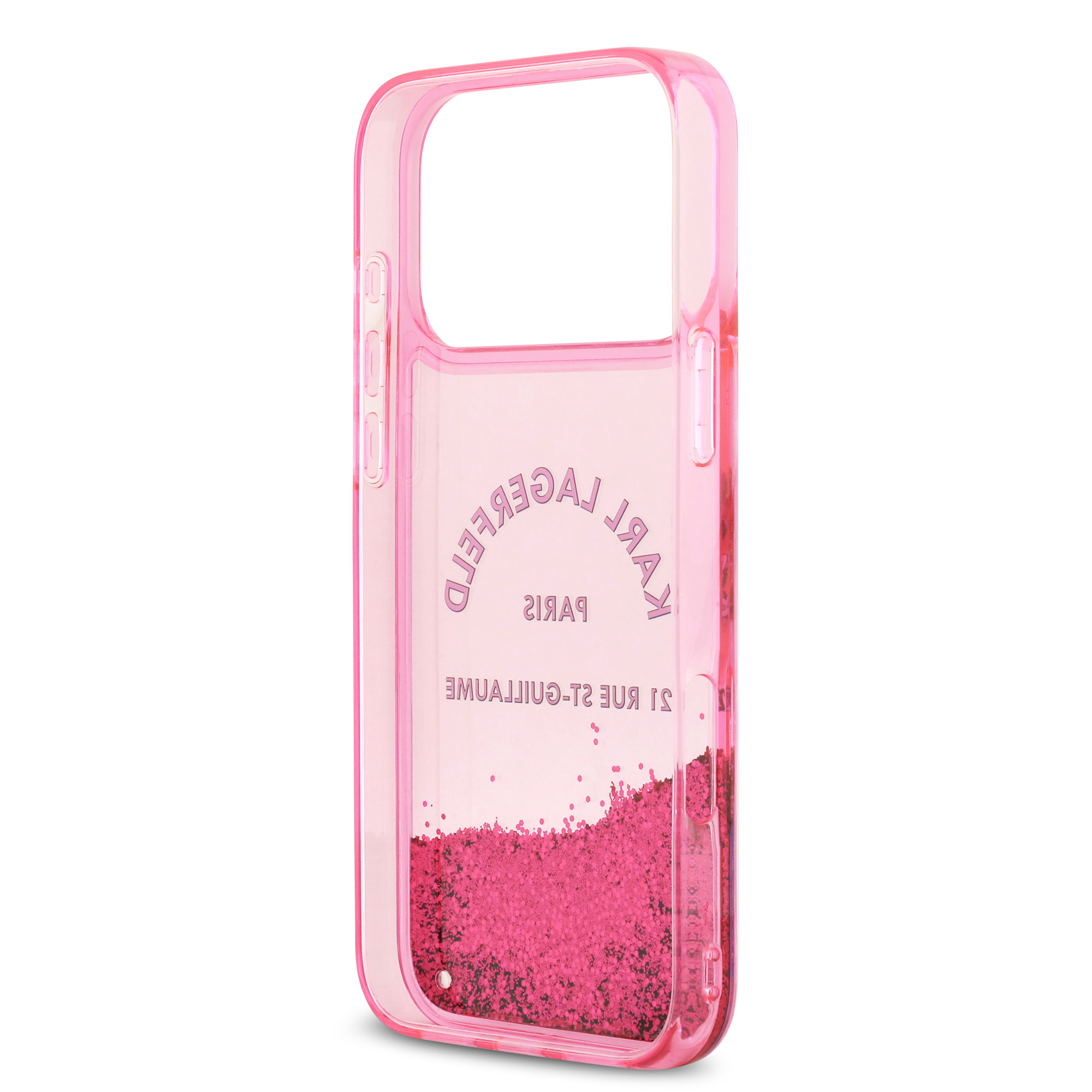 iPhone 17 Pro Max - KARL LAGERFELD Liquid Glitter Fuchsia - 7
