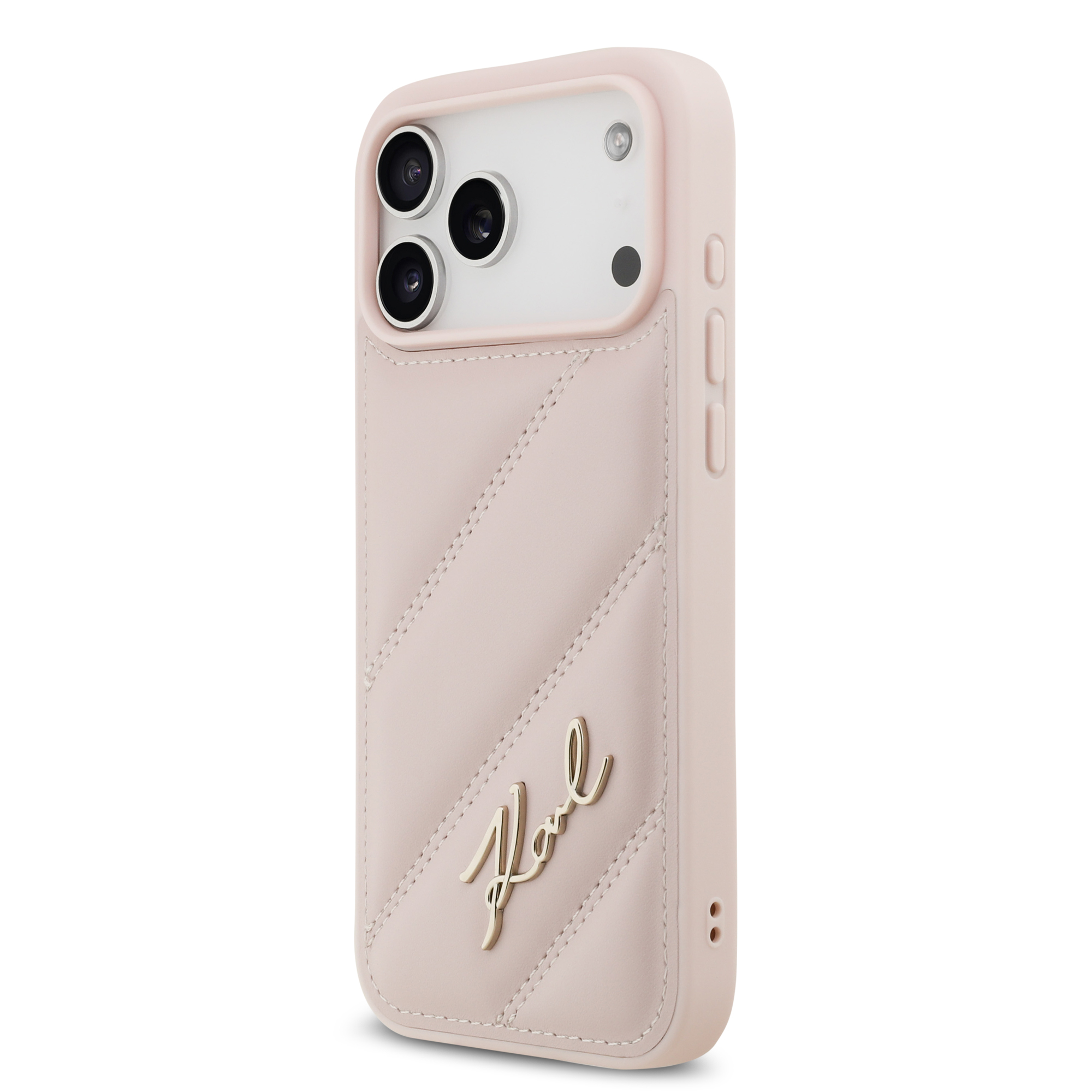 iPhone 17 Pro Max - KARL LAGERFELD Quilted Signature Pink - 3