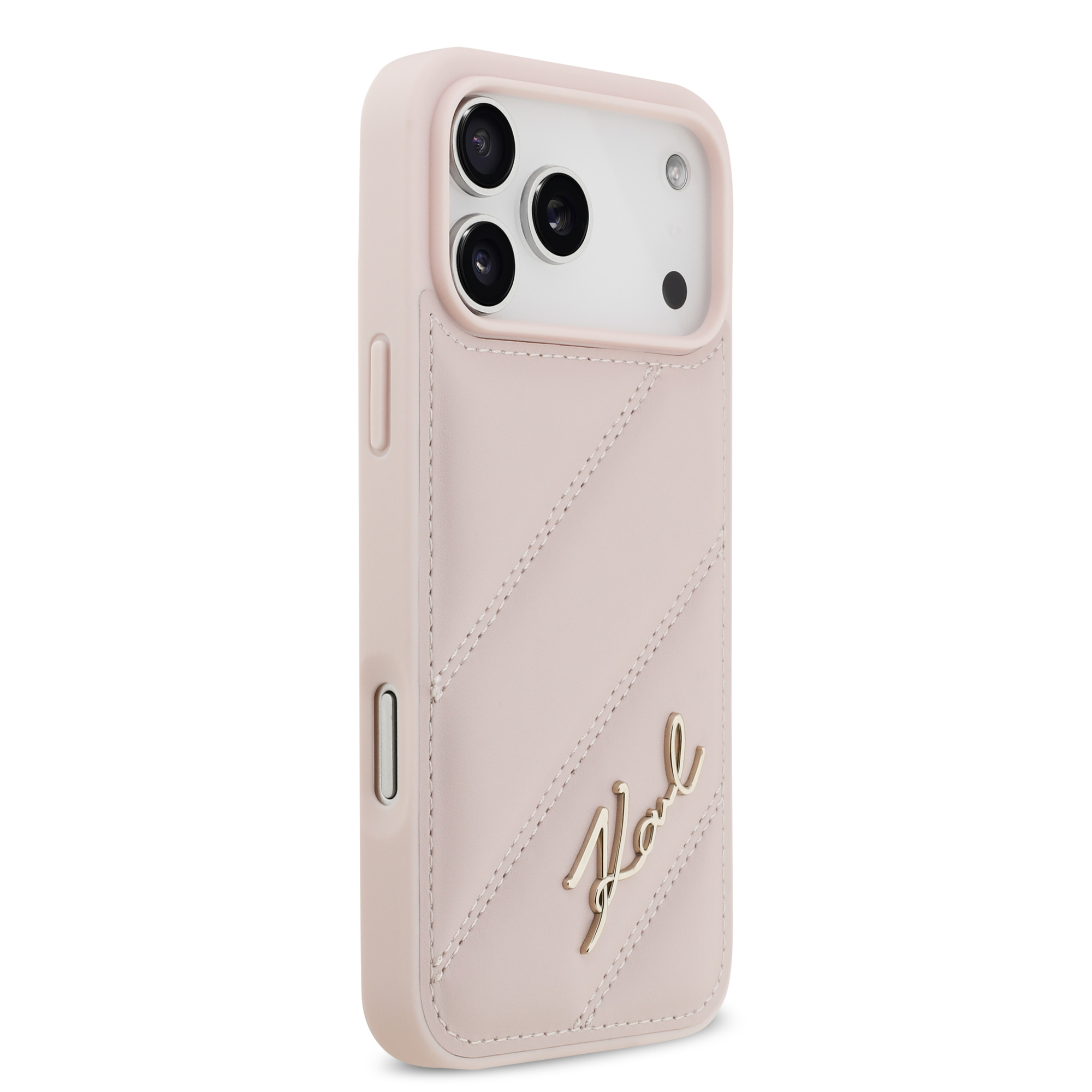 iPhone 17 Pro Max - KARL LAGERFELD Quilted Signature Pink - 4