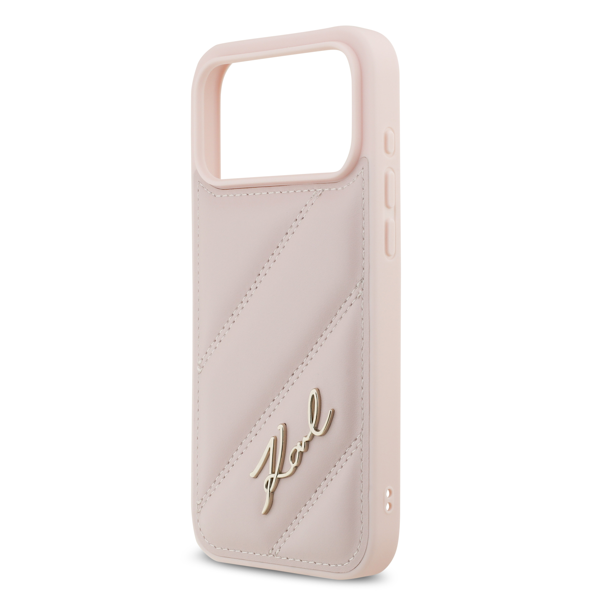 iPhone 17 Pro Max - KARL LAGERFELD Quilted Signature Pink - 6