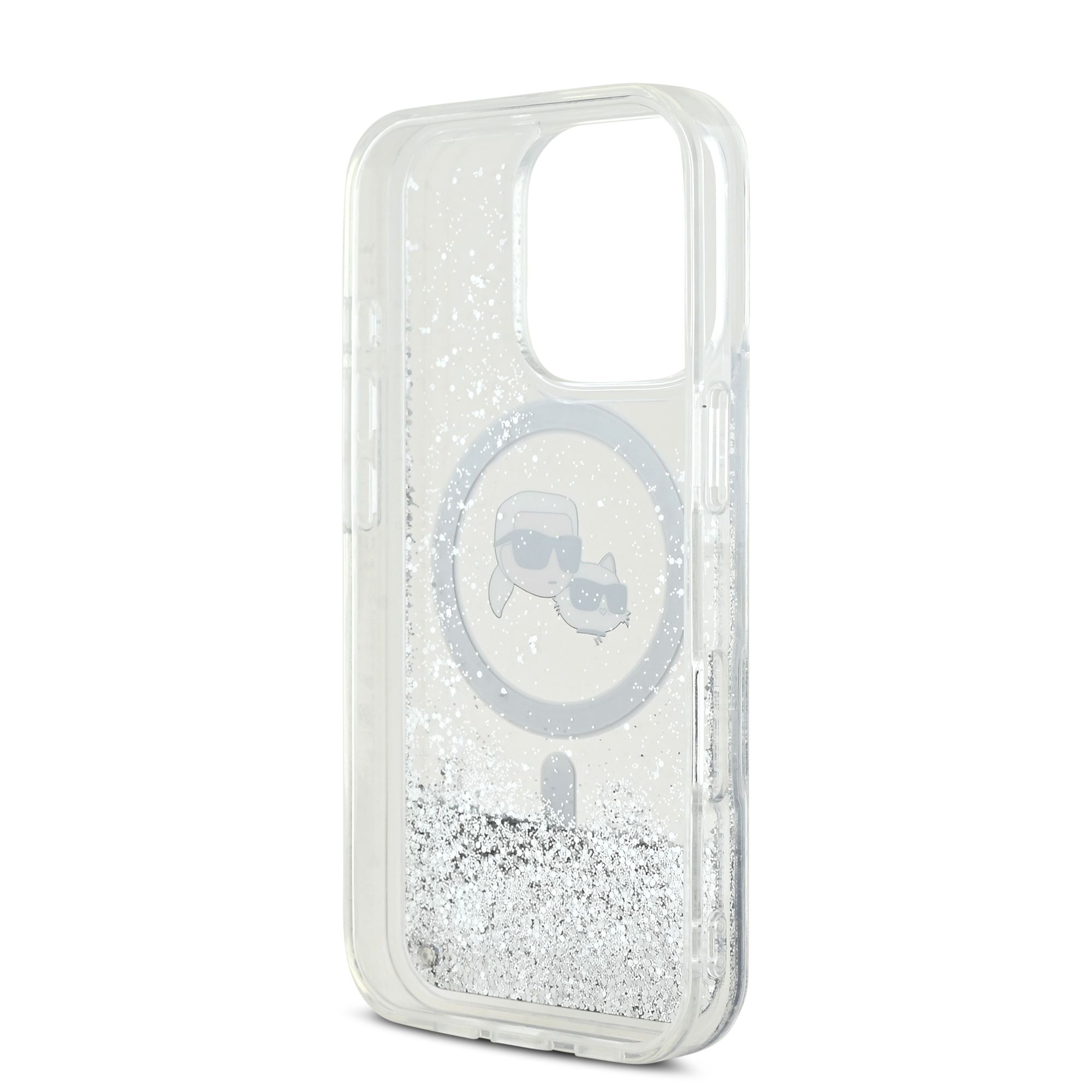 iPhone 16 Pro Max - KARL LAGERFELD Glitter Case Karl & Choupette - 7