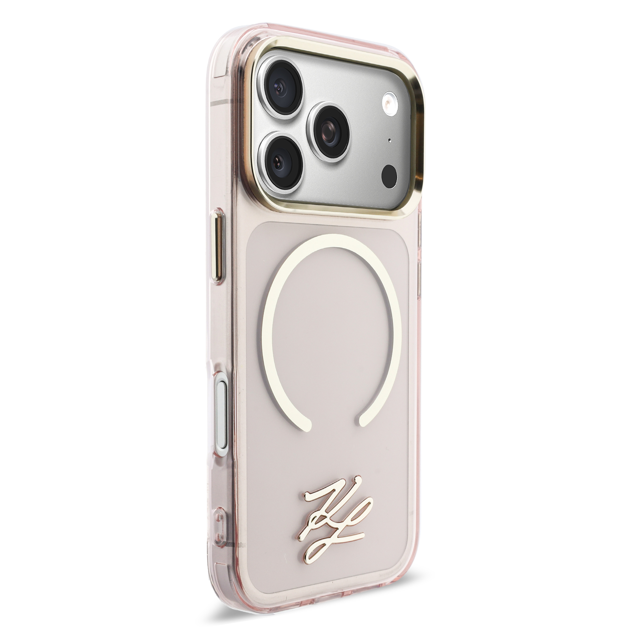 iPhone 17 Pro - KARL LAGERFELD Script Logo Pink - 4