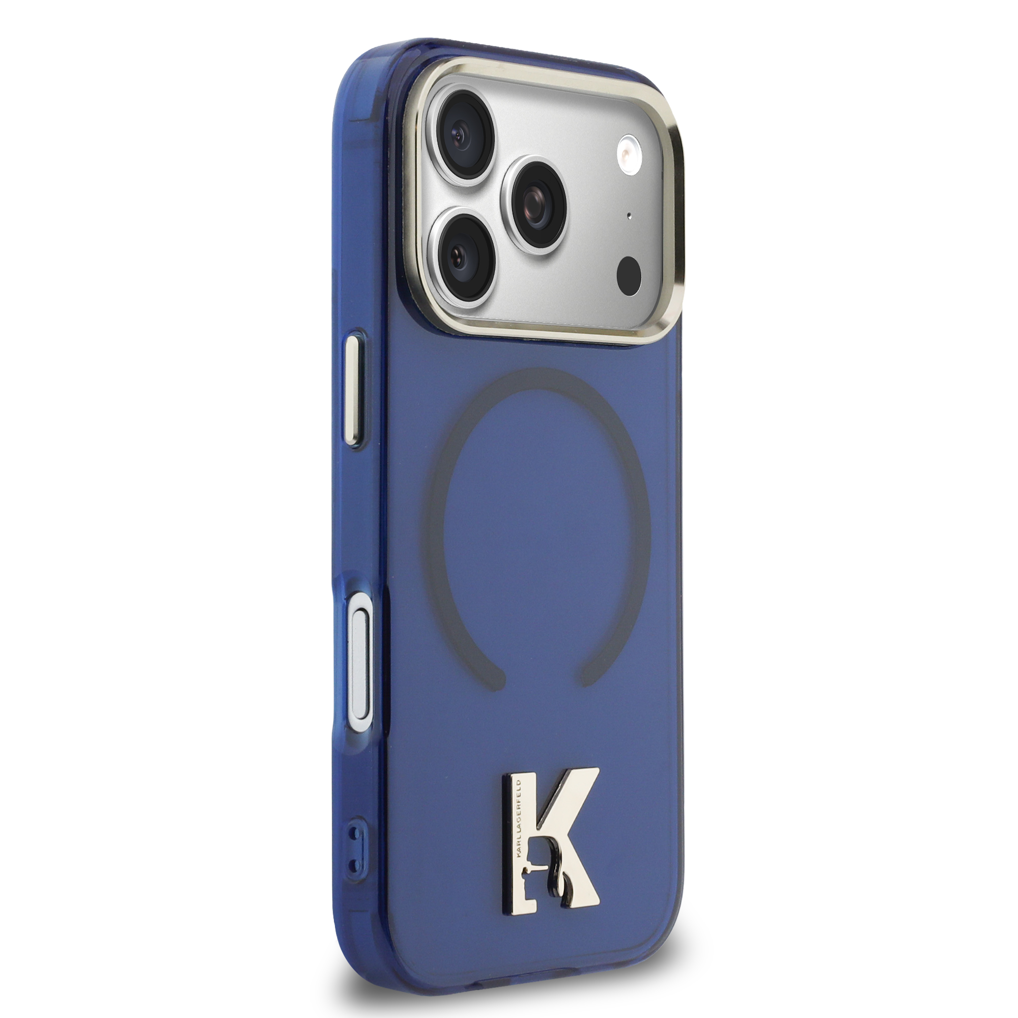 iPhone 17 Pro - KARL LAGERFELD Head Logo Blue - 4
