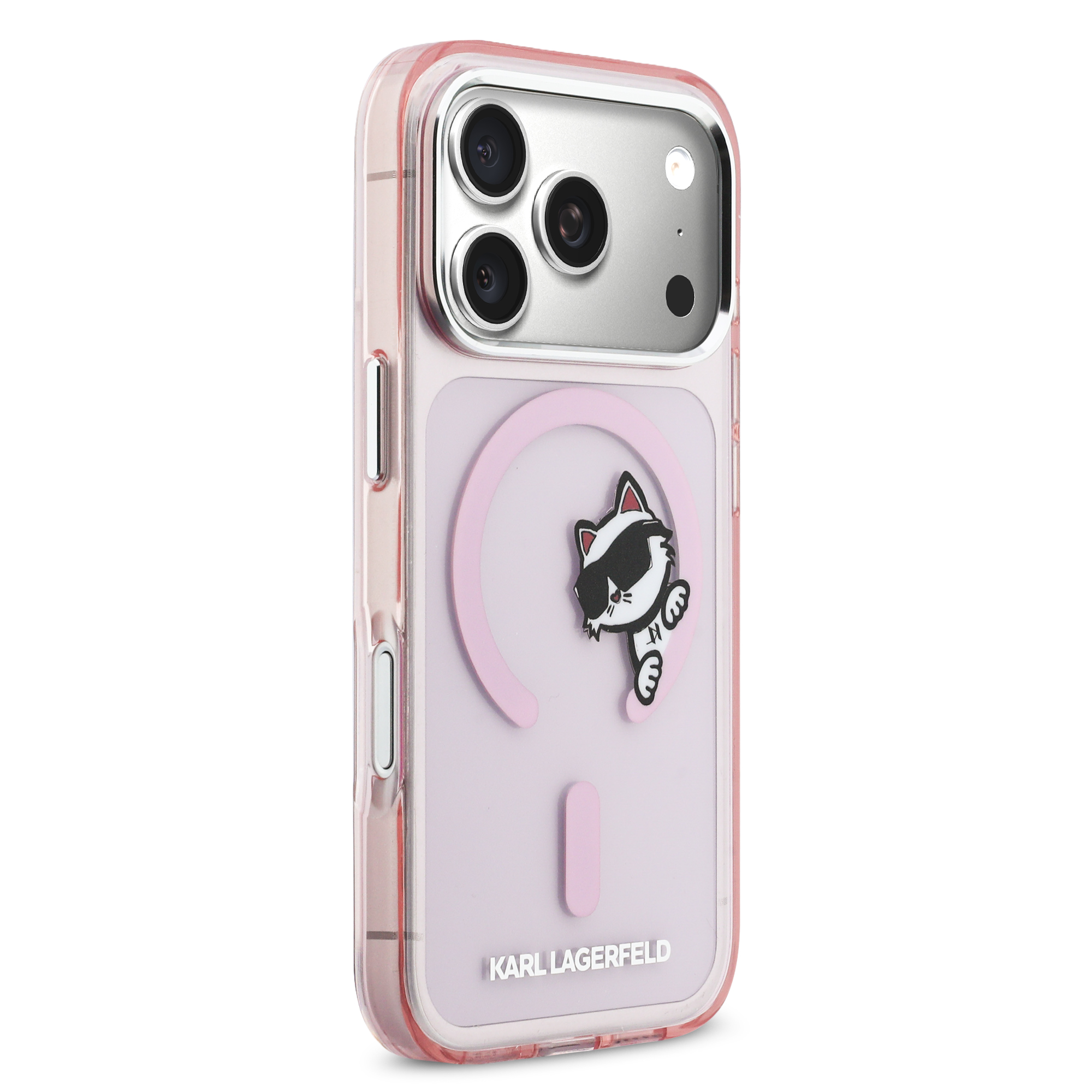 iPhone 17 Pro - KARL LAGERFELD IML Choupette Peekaboo Pink - 4