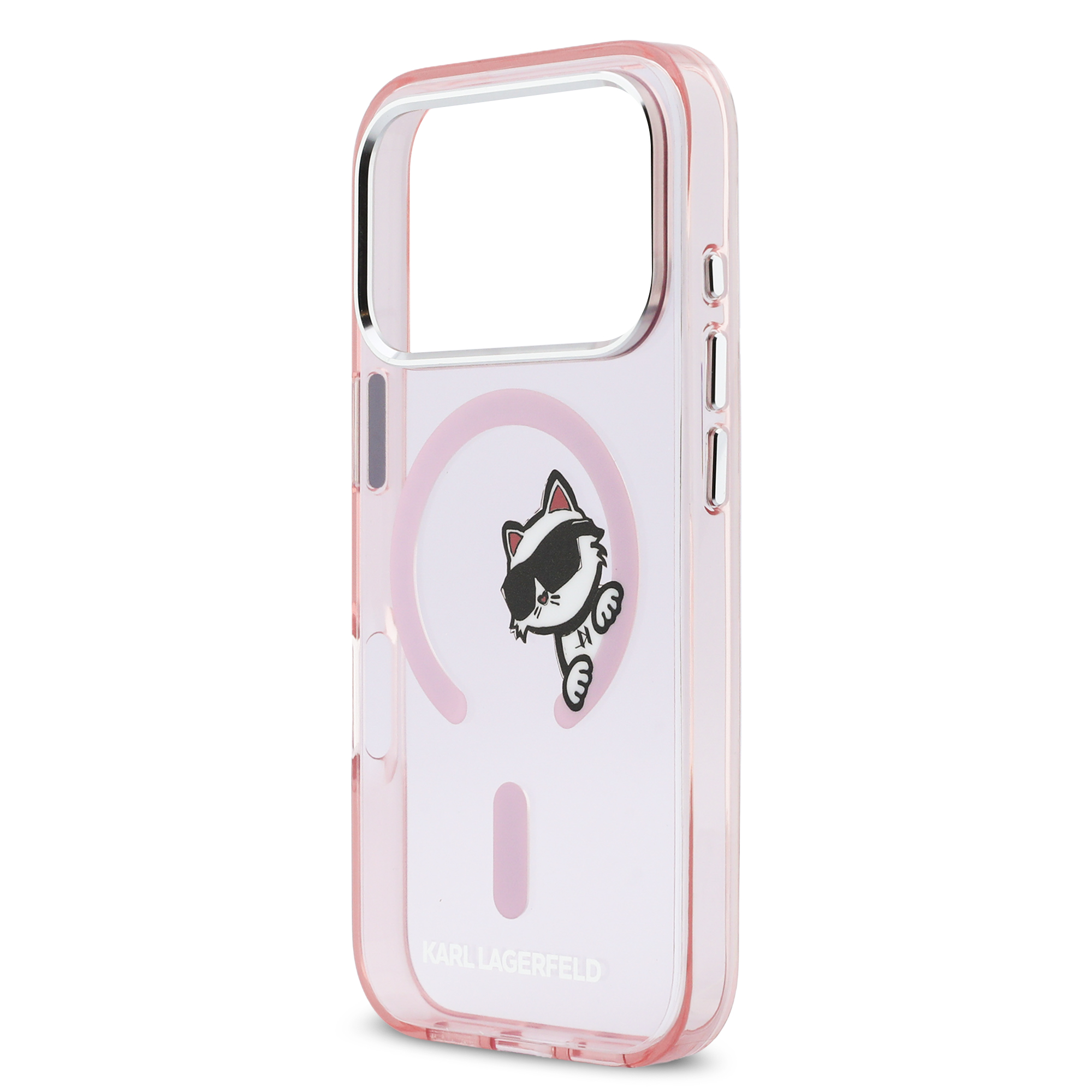 iPhone 17 Pro - KARL LAGERFELD IML Choupette Peekaboo Pink - 6