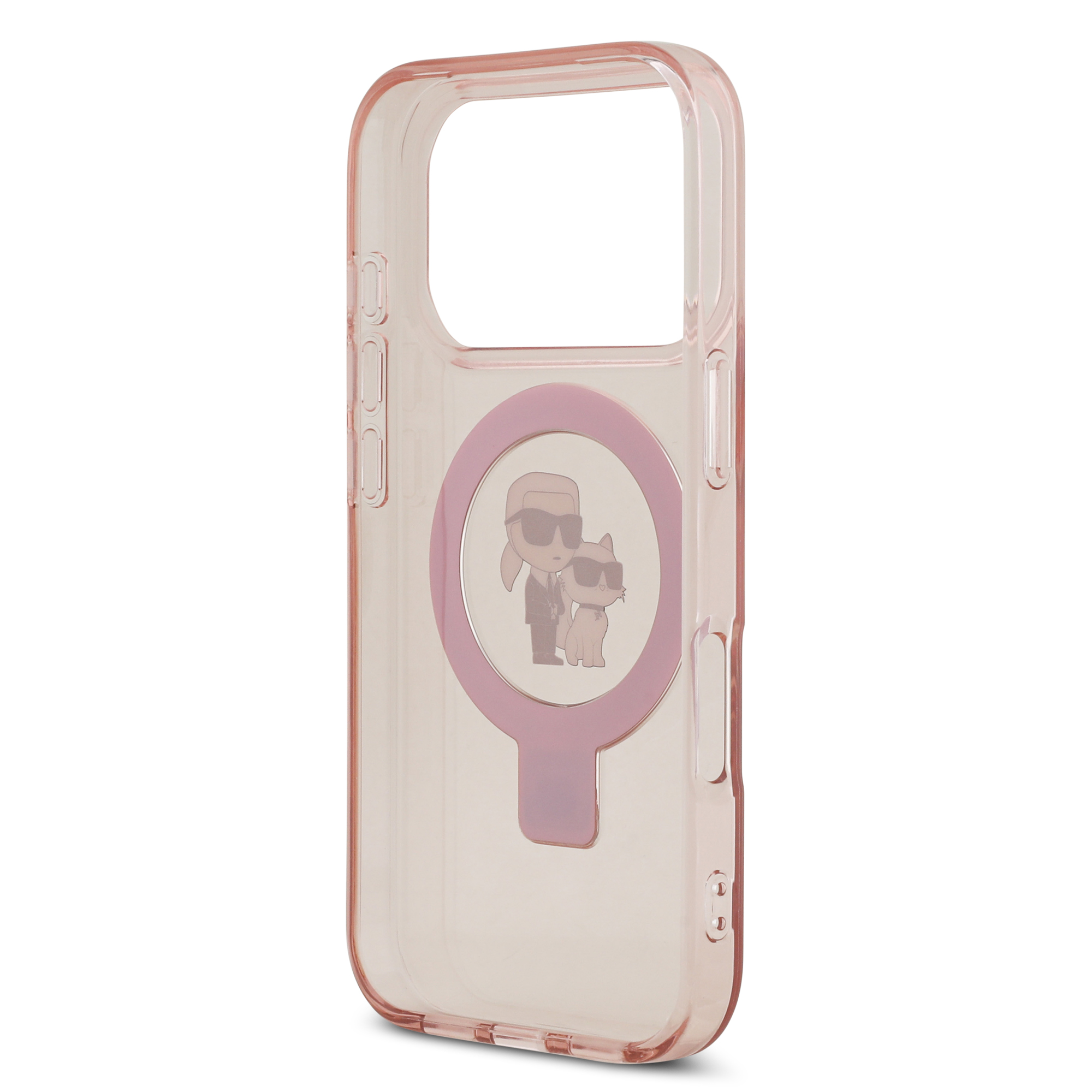 iPhone 17 Pro - KARL LAGERFELD Ringstand KC Pink - 7