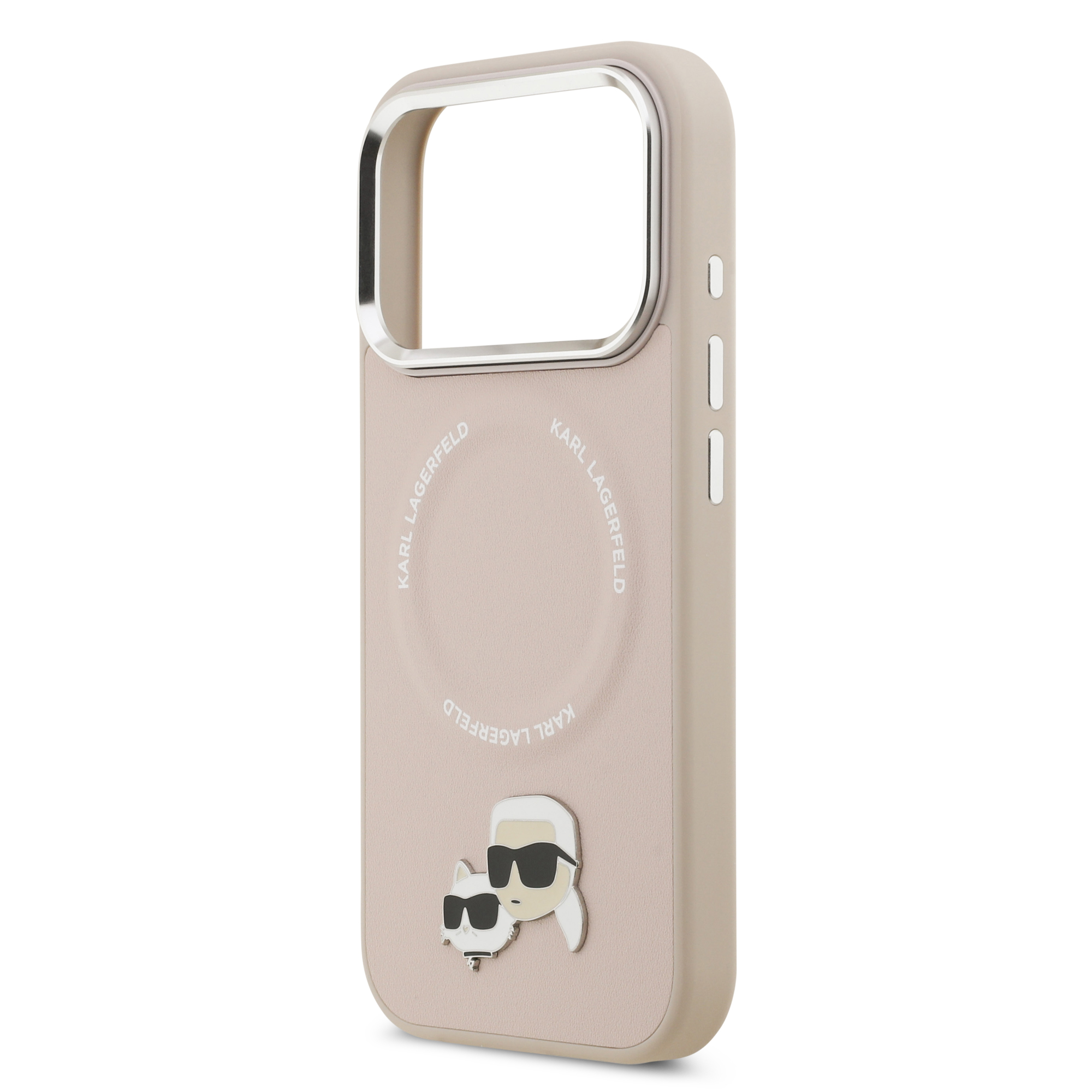 iPhone 17 Pro - KARL LAGERFELD PU Case With Karl RSG Logo Metal Pink - 6