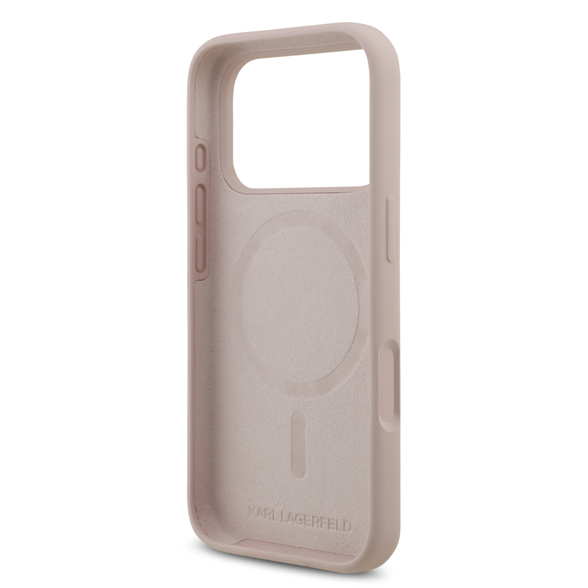 iPhone 17 Pro - KARL LAGERFELD Silicone KC Body Ring Pink - 7