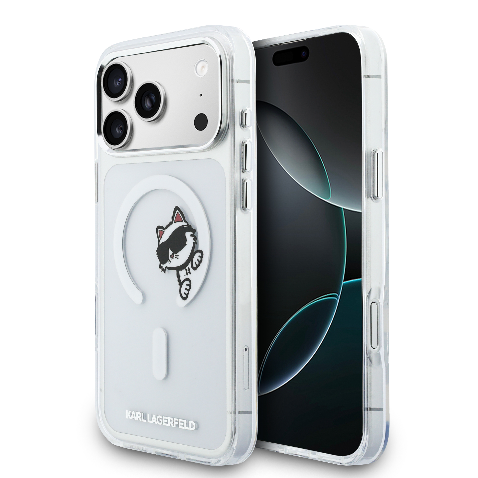 iPhone 17 Pro Max - KARL LAGERFELD Choupette Peekaboo Transparent - 2