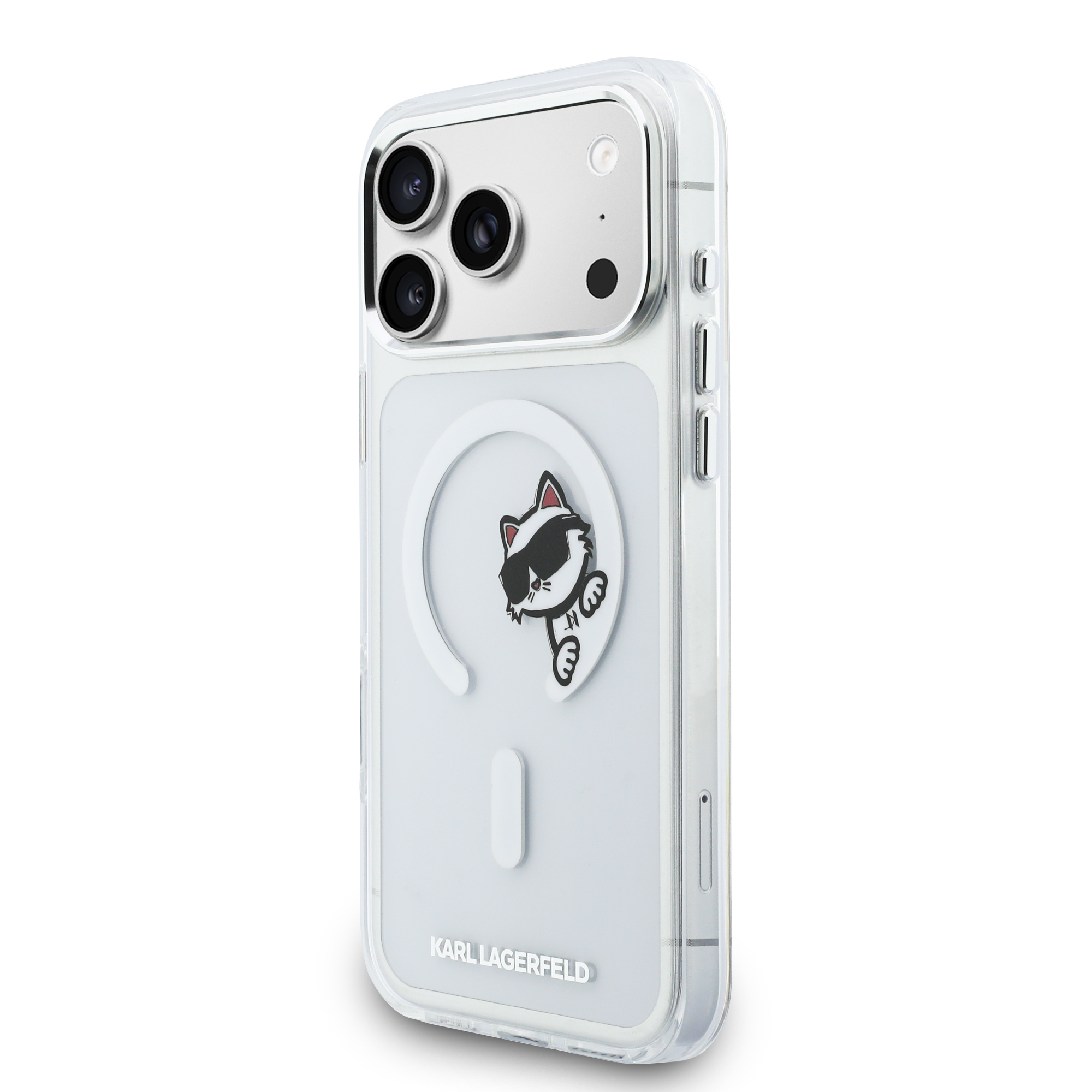 iPhone 17 Pro Max - KARL LAGERFELD Choupette Peekaboo Transparent - 3