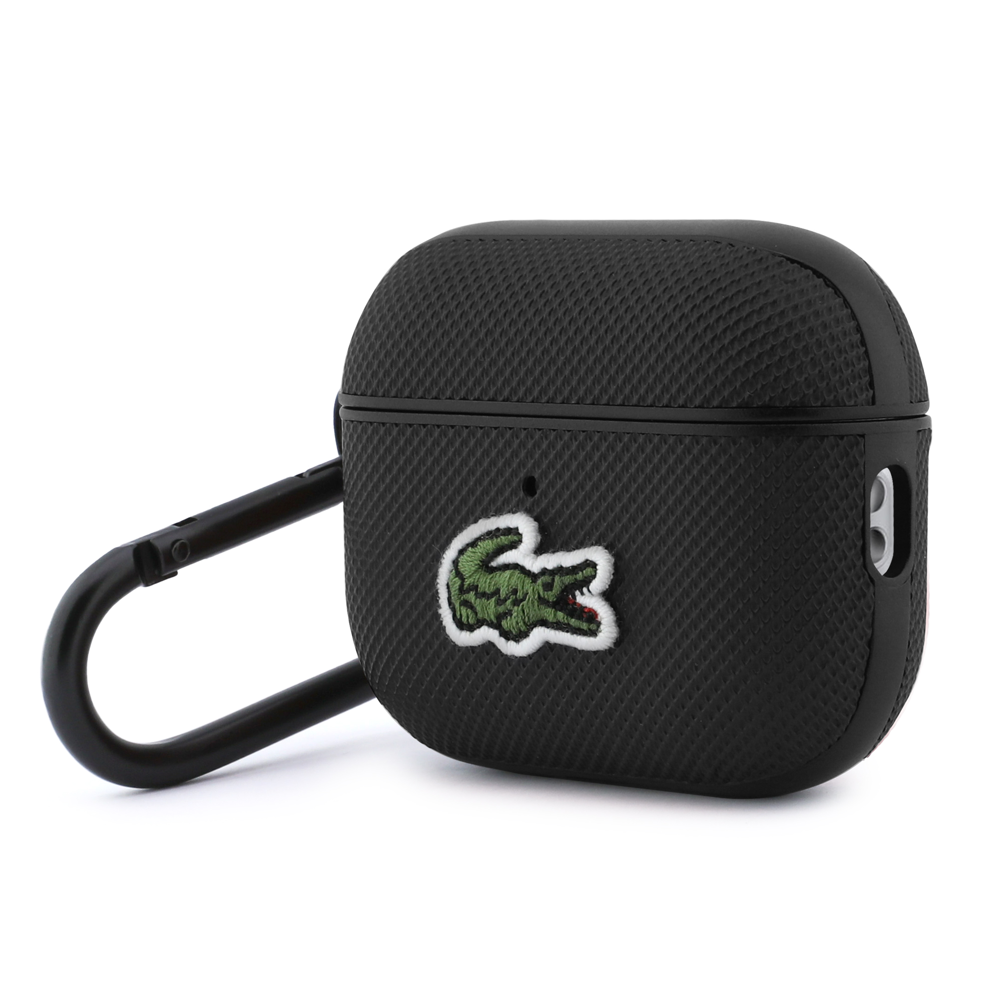 AirPods Pro 3 - LACOSTE Petit Pique Croc Logo Patch Black - 3