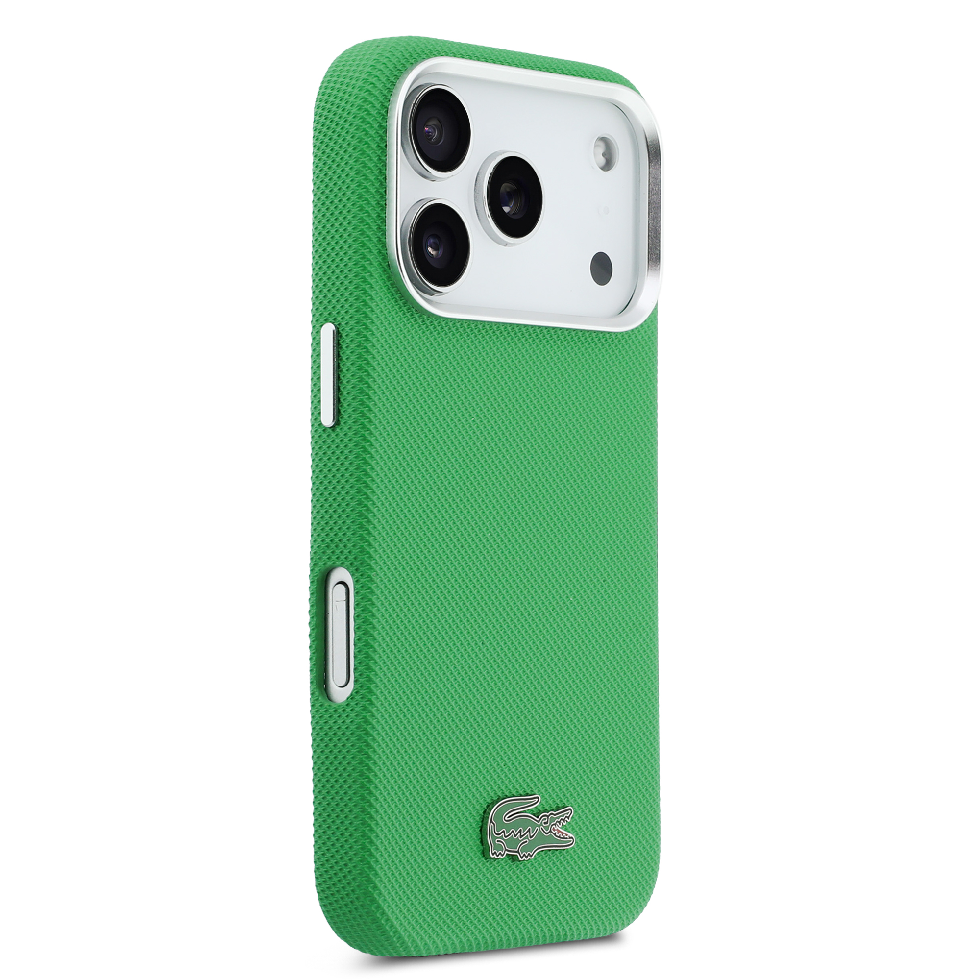 iPhone 17 Pro - LACOSTE Full Wrap Petit Pique PVC Estragon - 4