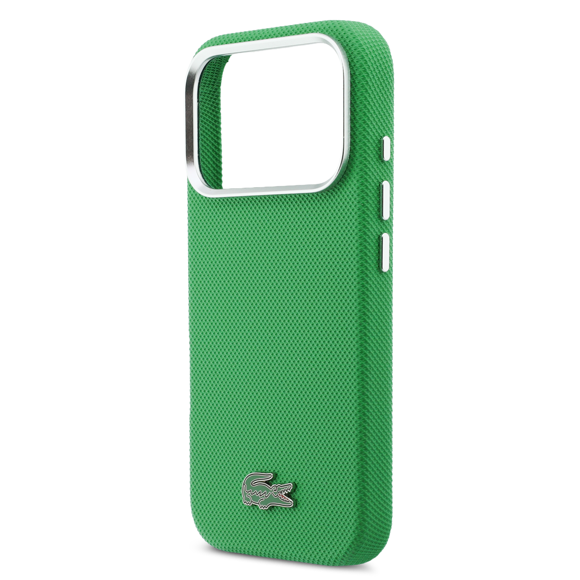 iPhone 17 Pro - LACOSTE Full Wrap Petit Pique PVC Estragon - 6
