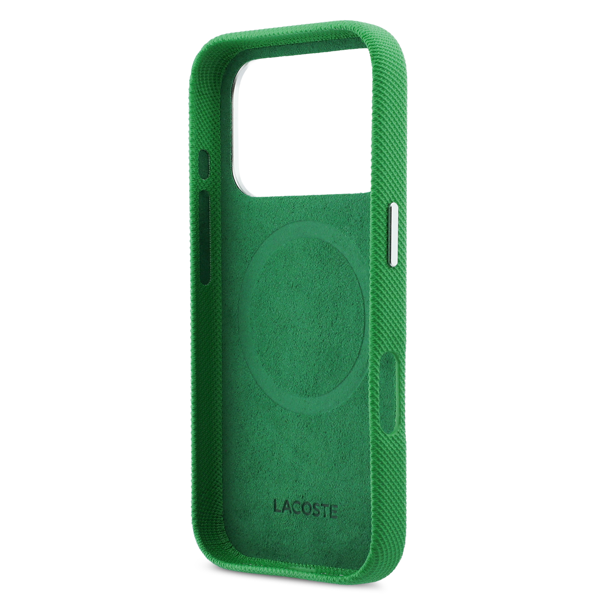 iPhone 17 Pro - LACOSTE Full Wrap Petit Pique PVC Estragon - 7