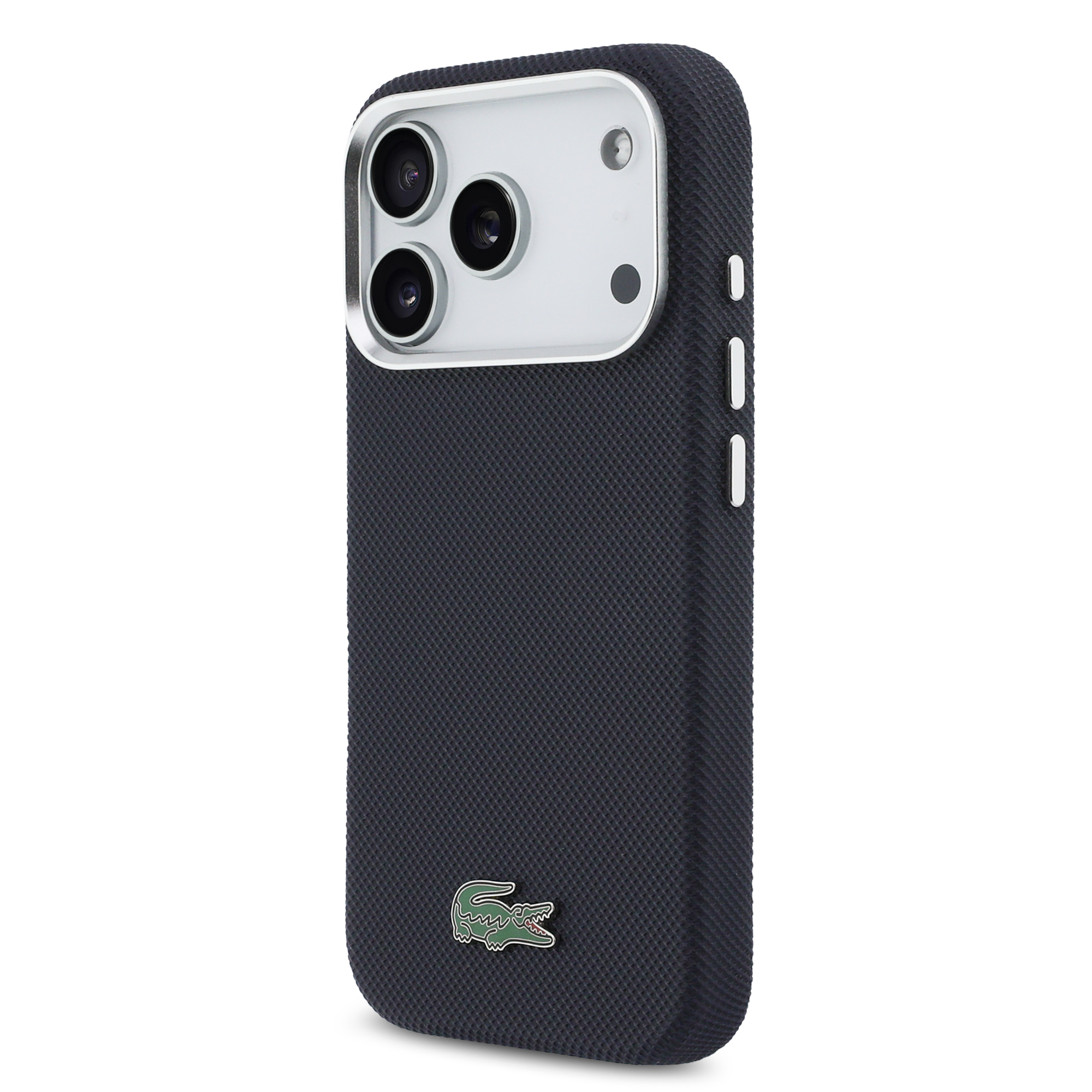 iPhone 17 Pro - LACOSTE Full Wrap Petit Pique PVC Navy - 3