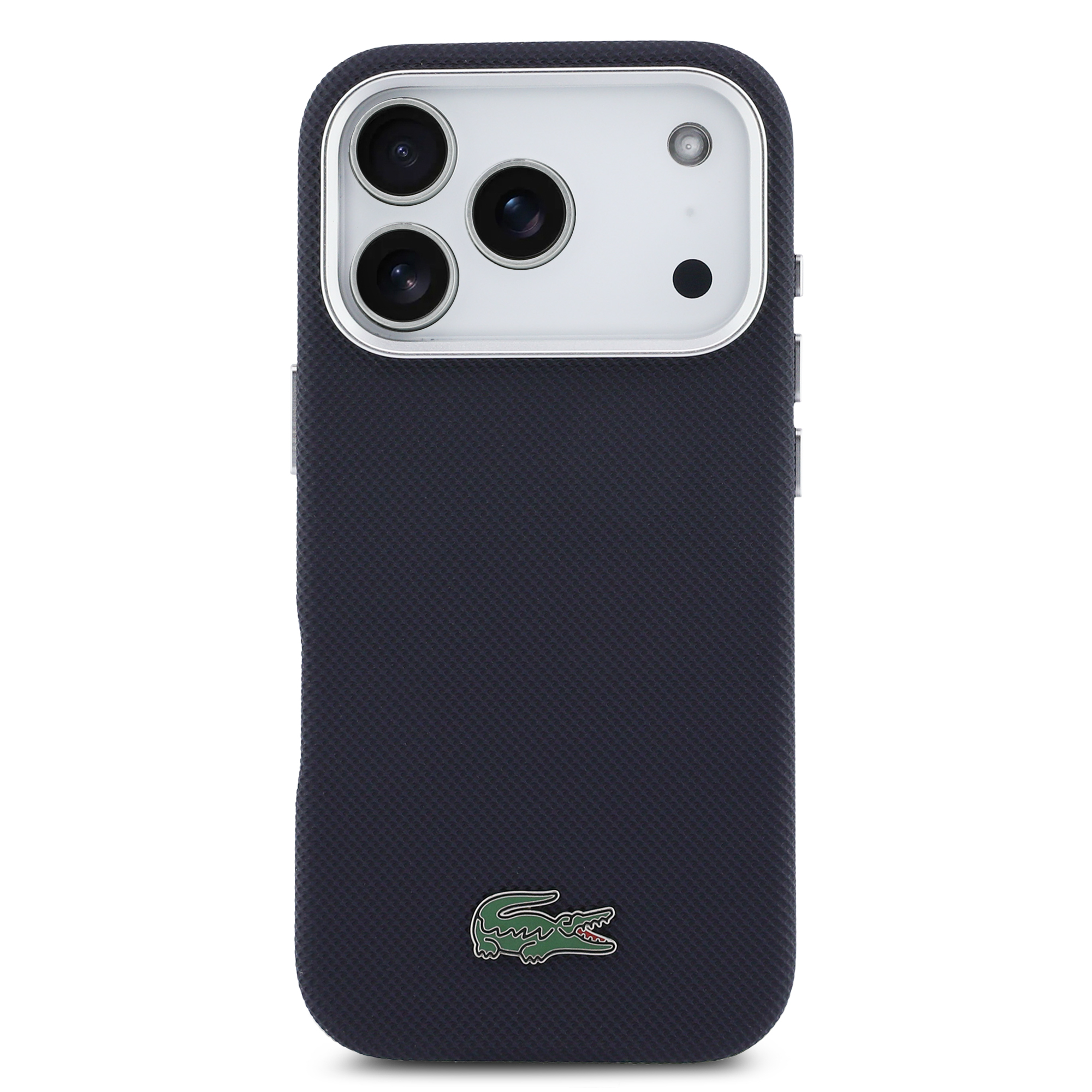 iPhone 17 Pro - LACOSTE Full Wrap Petit Pique PVC Navy