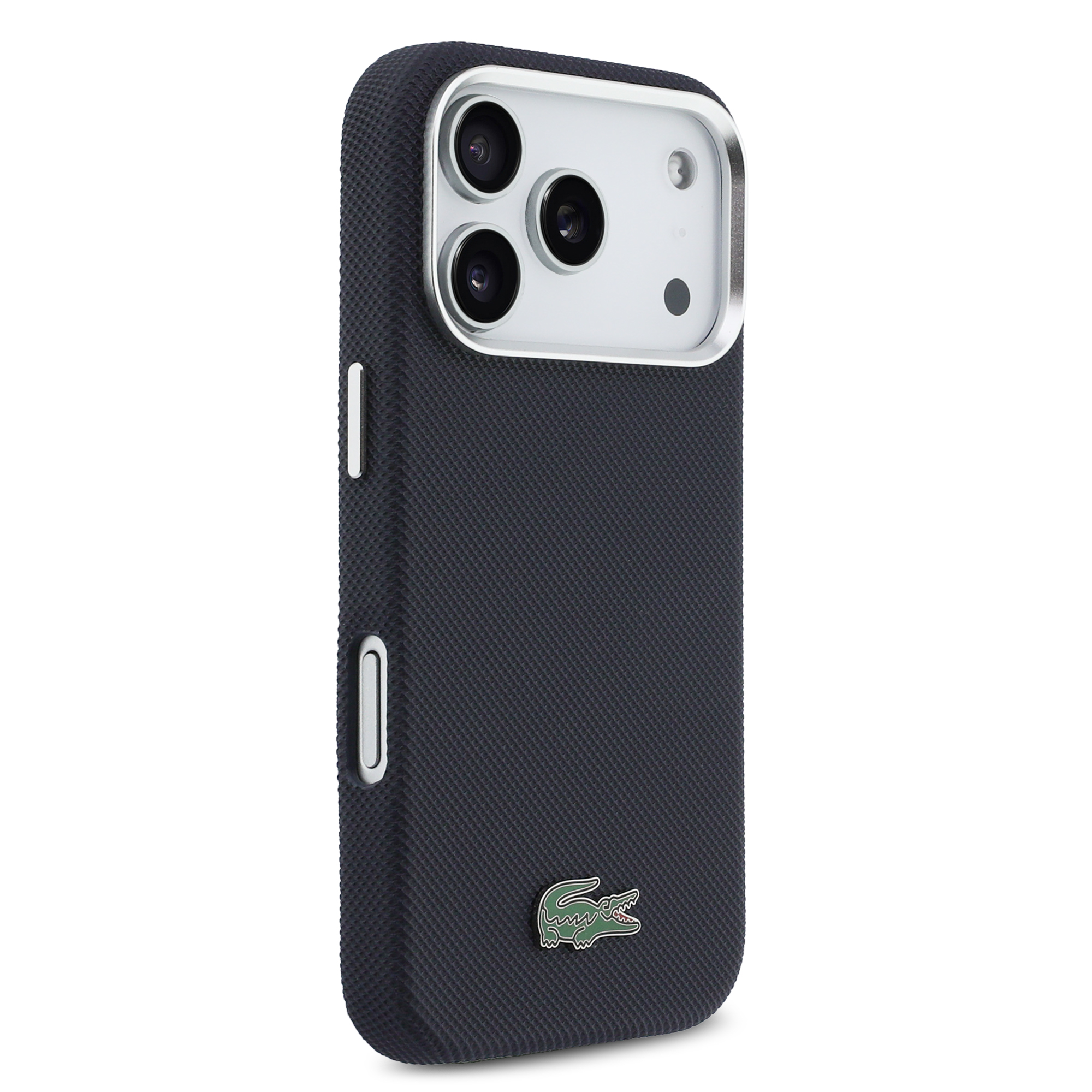 iPhone 17 Pro - LACOSTE Full Wrap Petit Pique PVC Navy - 4