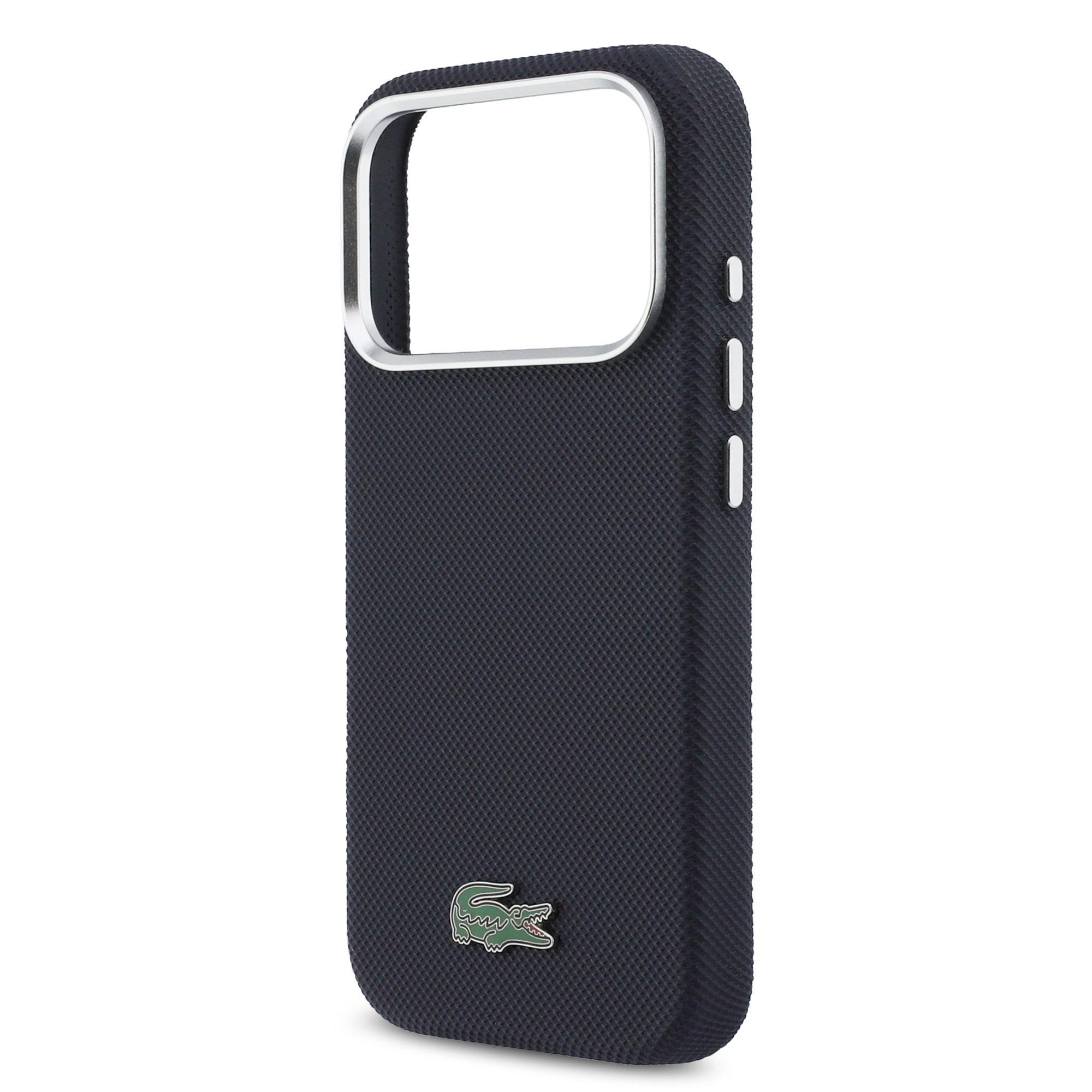 iPhone 17 Pro - LACOSTE Full Wrap Petit Pique PVC Navy - 6