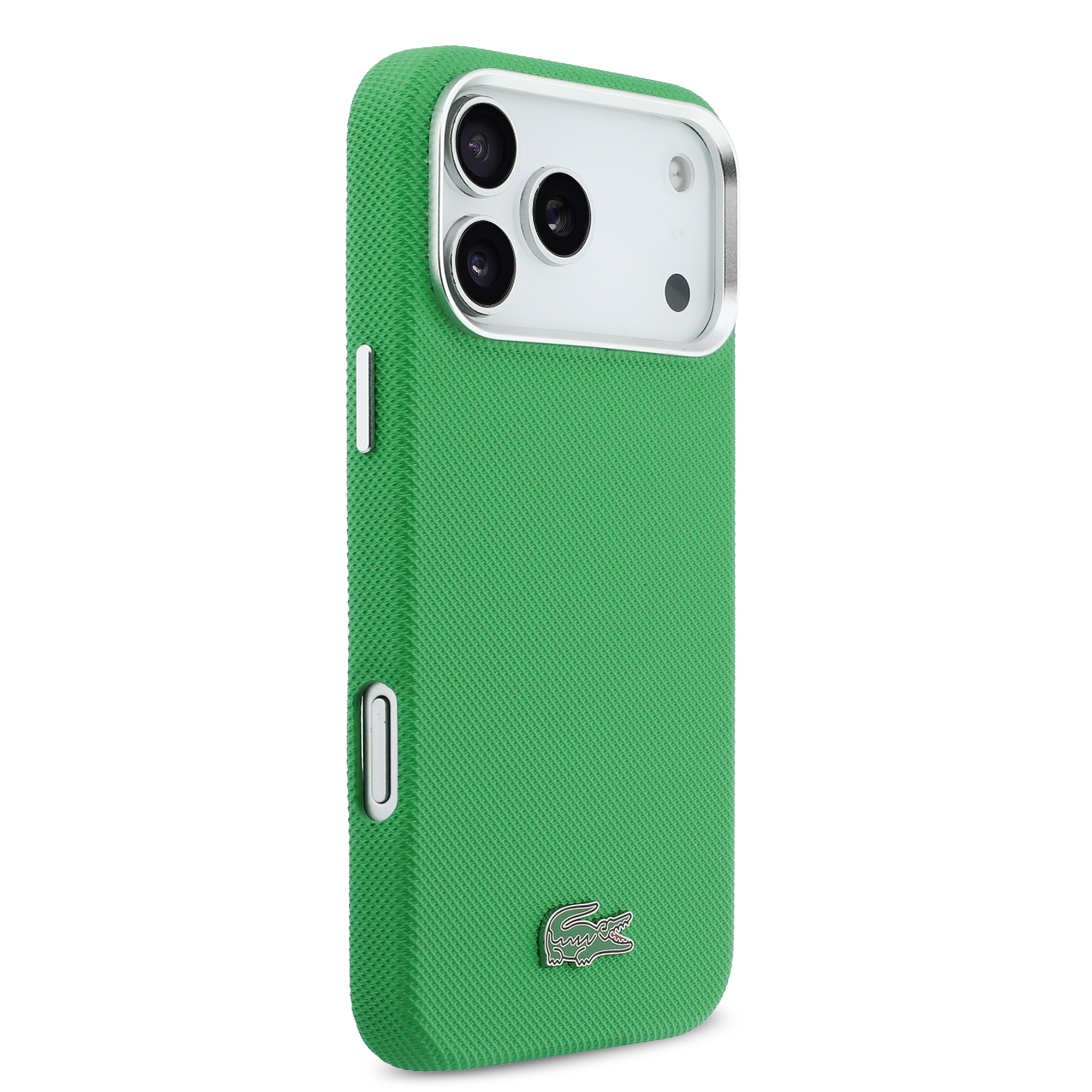 iPhone 17 Pro Max - LACOSTE Full Wrap Petit Pique PVC Estragon - 4