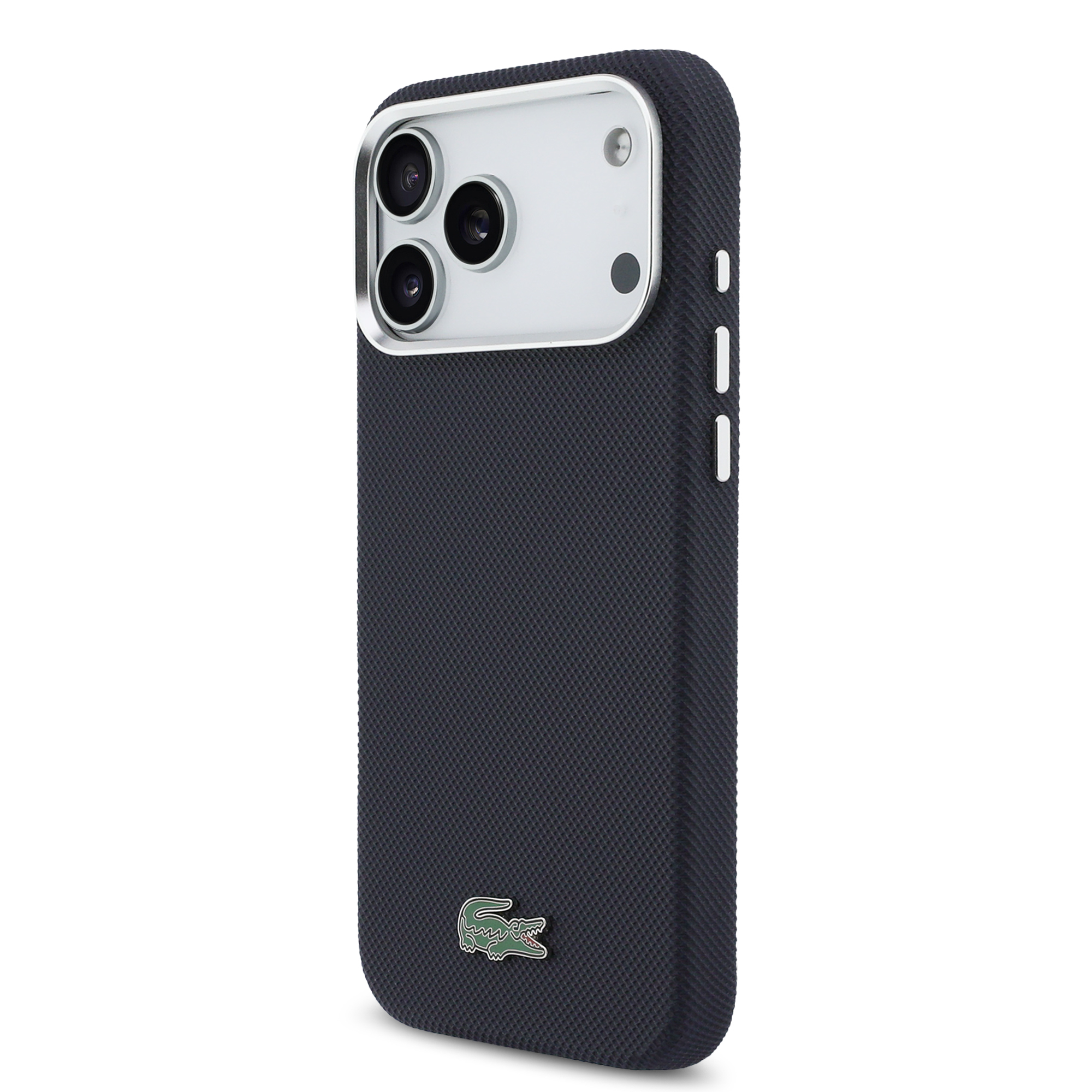 iPhone 17 Pro Max - LACOSTE Full Wrap Petit Pique PVC Navy - 3