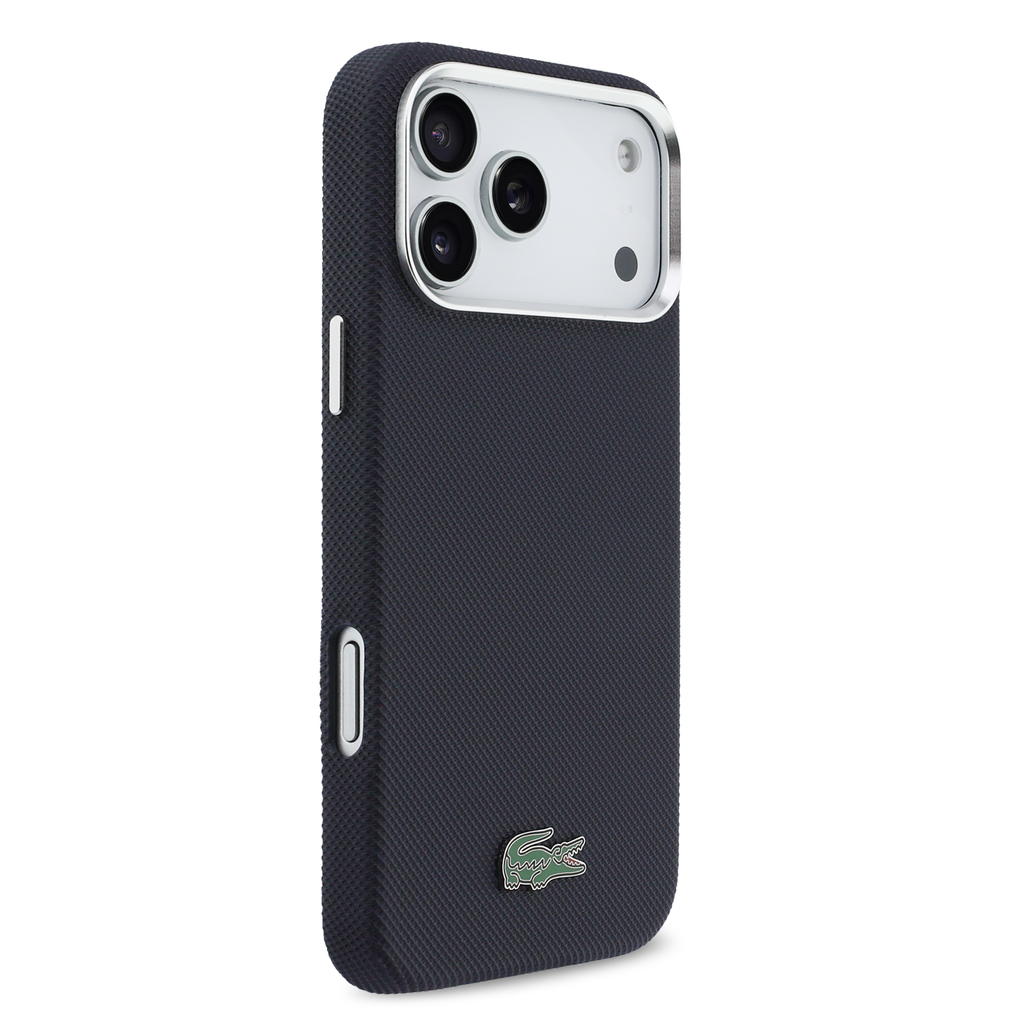 iPhone 17 Pro Max - LACOSTE Full Wrap Petit Pique PVC Navy - 4