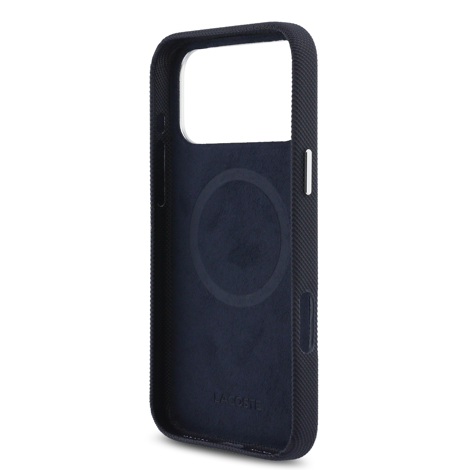 iPhone 17 Pro Max - LACOSTE Full Wrap Petit Pique PVC Navy - 7