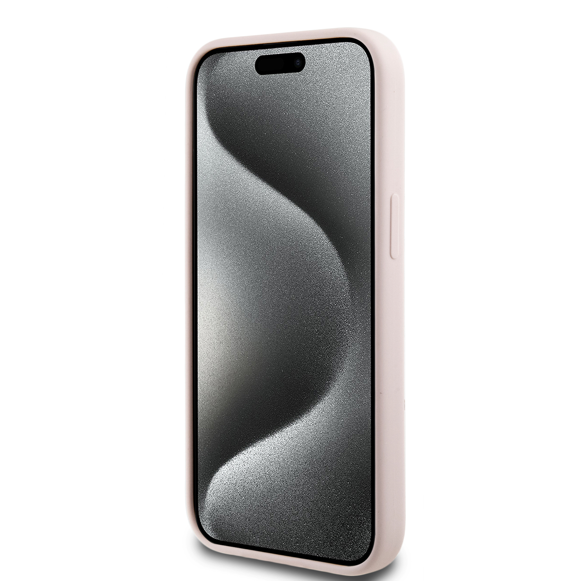 iPhone 15 - LACOSTE Hard Case With Magsafe Silicone Croc Logo Pink - 5