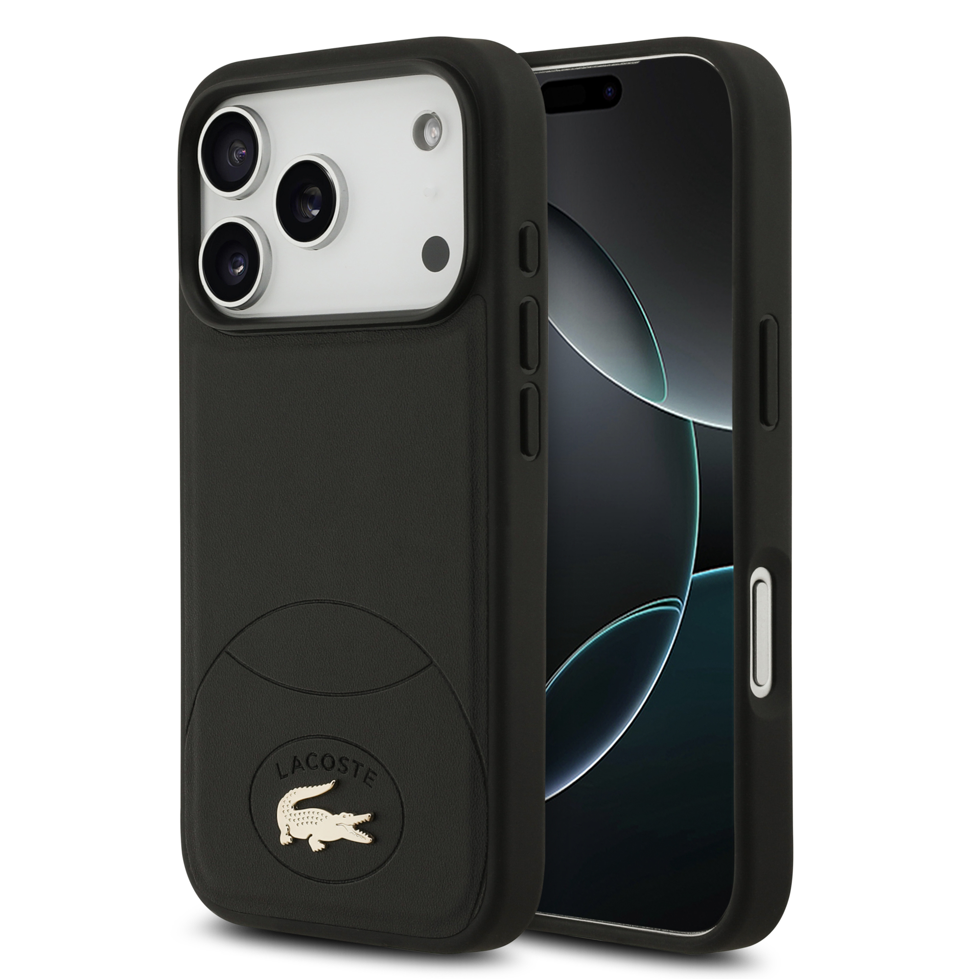 iPhone 17 Pro - LACOSTE Leather Bliss Black