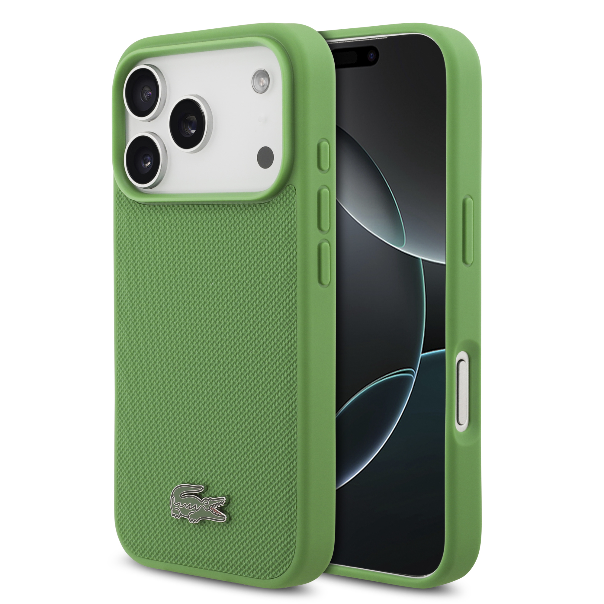 iPhone 17 Pro - LACOSTE Petit Pique PVC Lacquer Logo Estragon - 2