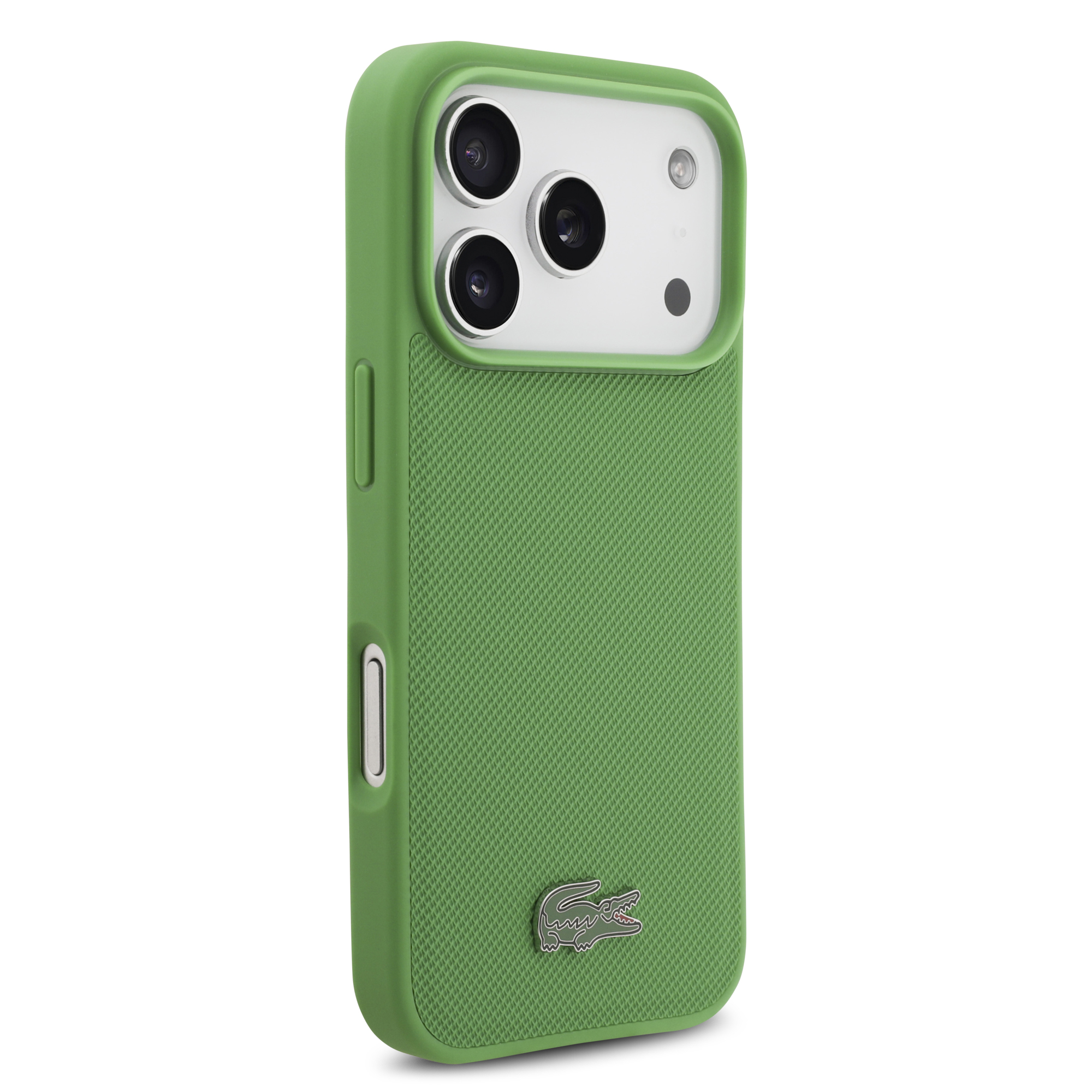 iPhone 17 Pro - LACOSTE Petit Pique PVC Lacquer Logo Estragon - 4