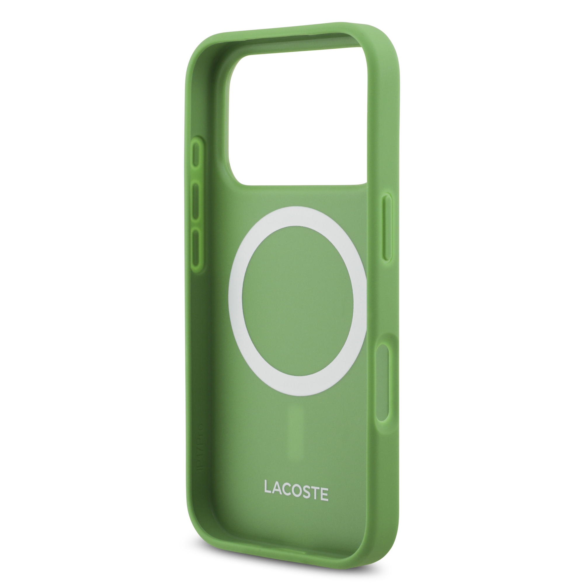 iPhone 17 Pro - LACOSTE Petit Pique PVC Lacquer Logo Estragon - 7