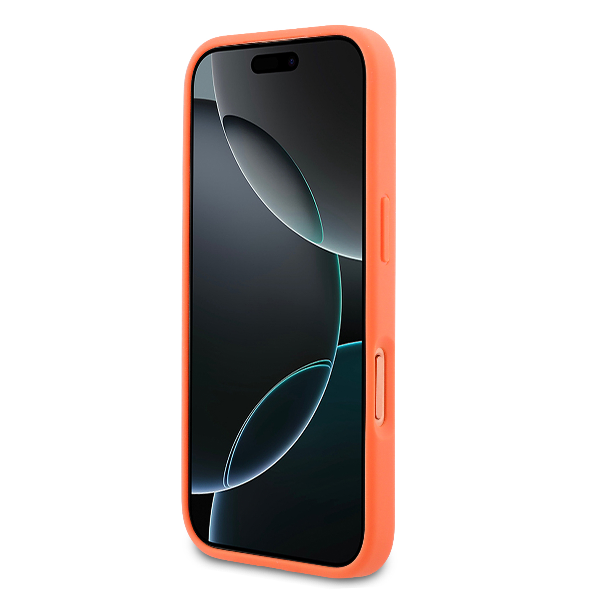iPhone 17 Pro - LACOSTE Petit Pique PVC Lacquer Logo Orange - 5