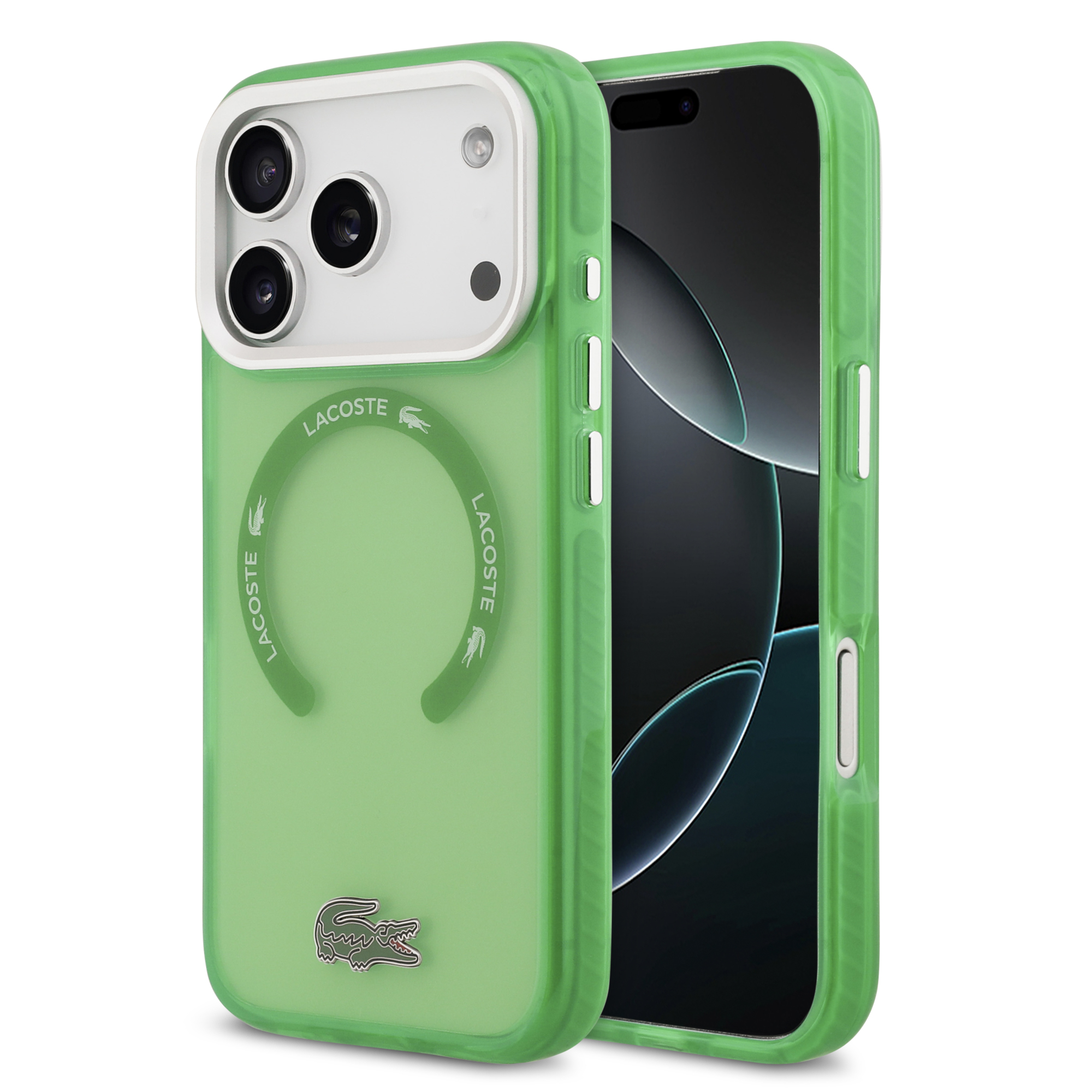 iPhone 17 Pro - LACOSTE Shockproof Frosted Green - 2