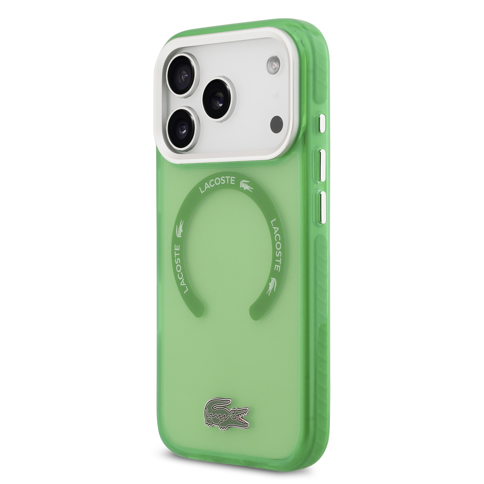 iPhone 17 Pro - LACOSTE Shockproof Frosted Green - 3