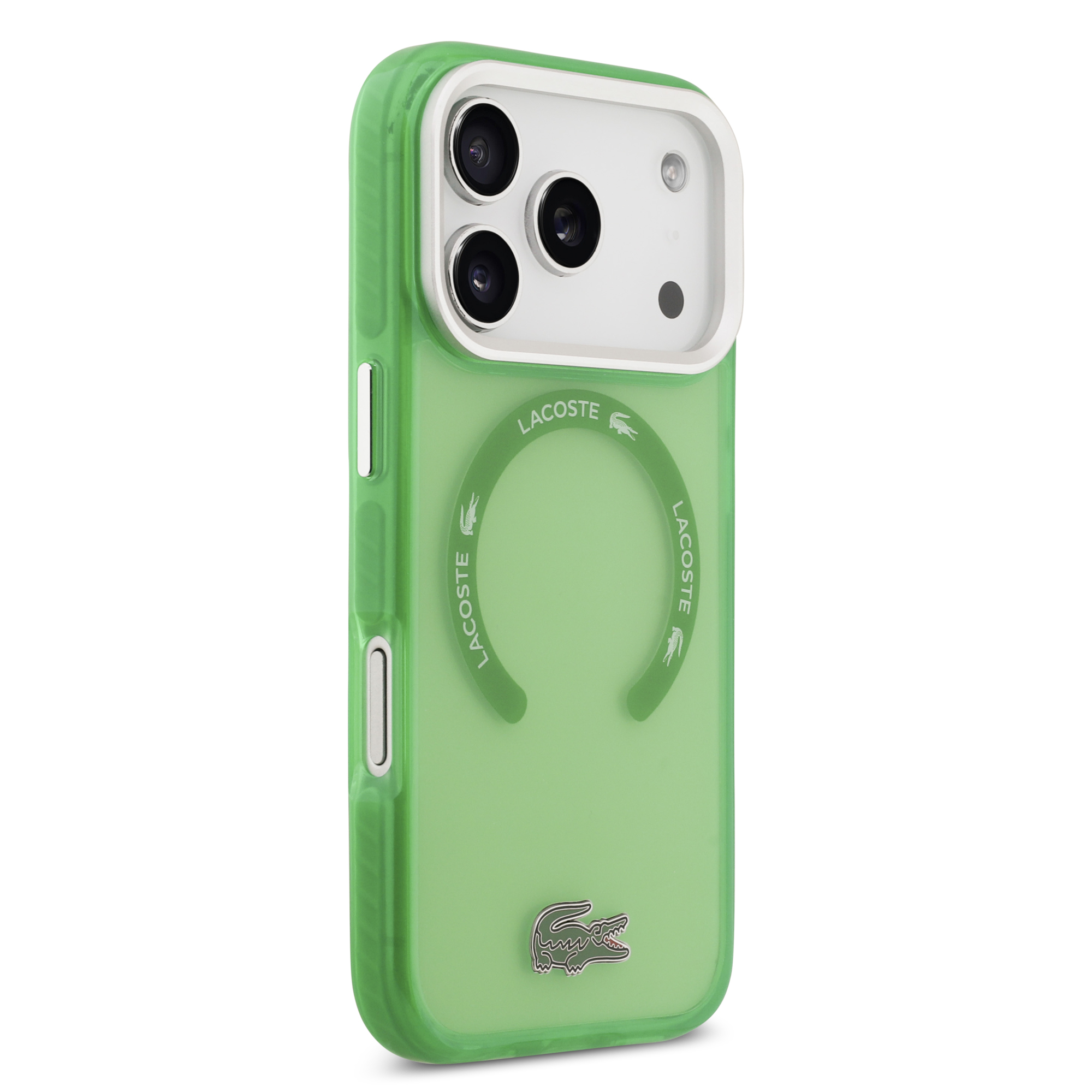 iPhone 17 Pro - LACOSTE Shockproof Frosted Green - 4