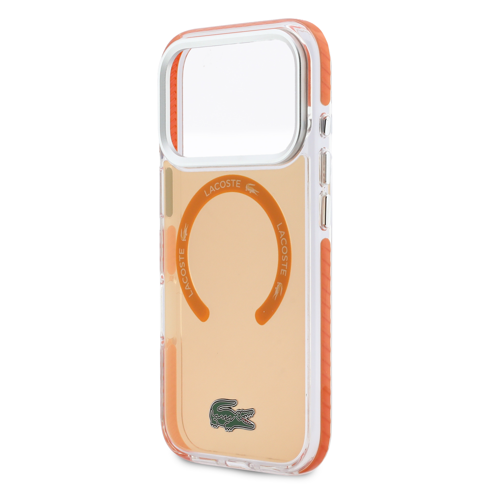 iPhone 17 Pro - LACOSTE Shockproof Frosted Orange - 6