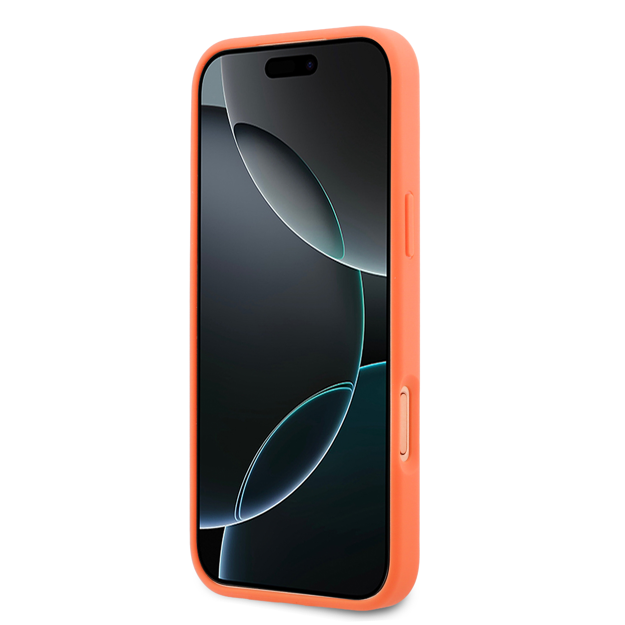 iPhone 17 Pro Max - LACOSTE Petit Pique PVC Lacquer Logo Orange - 5