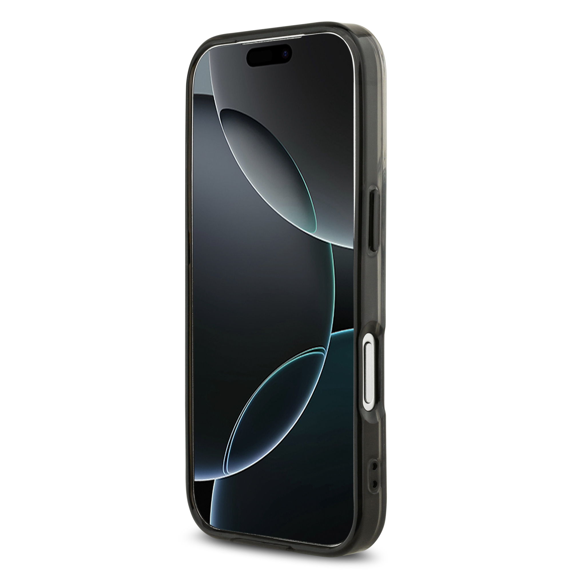 iPhone 17 Pro - MERCEDES BENZ Transparent PC/TPU Black Ring - 5