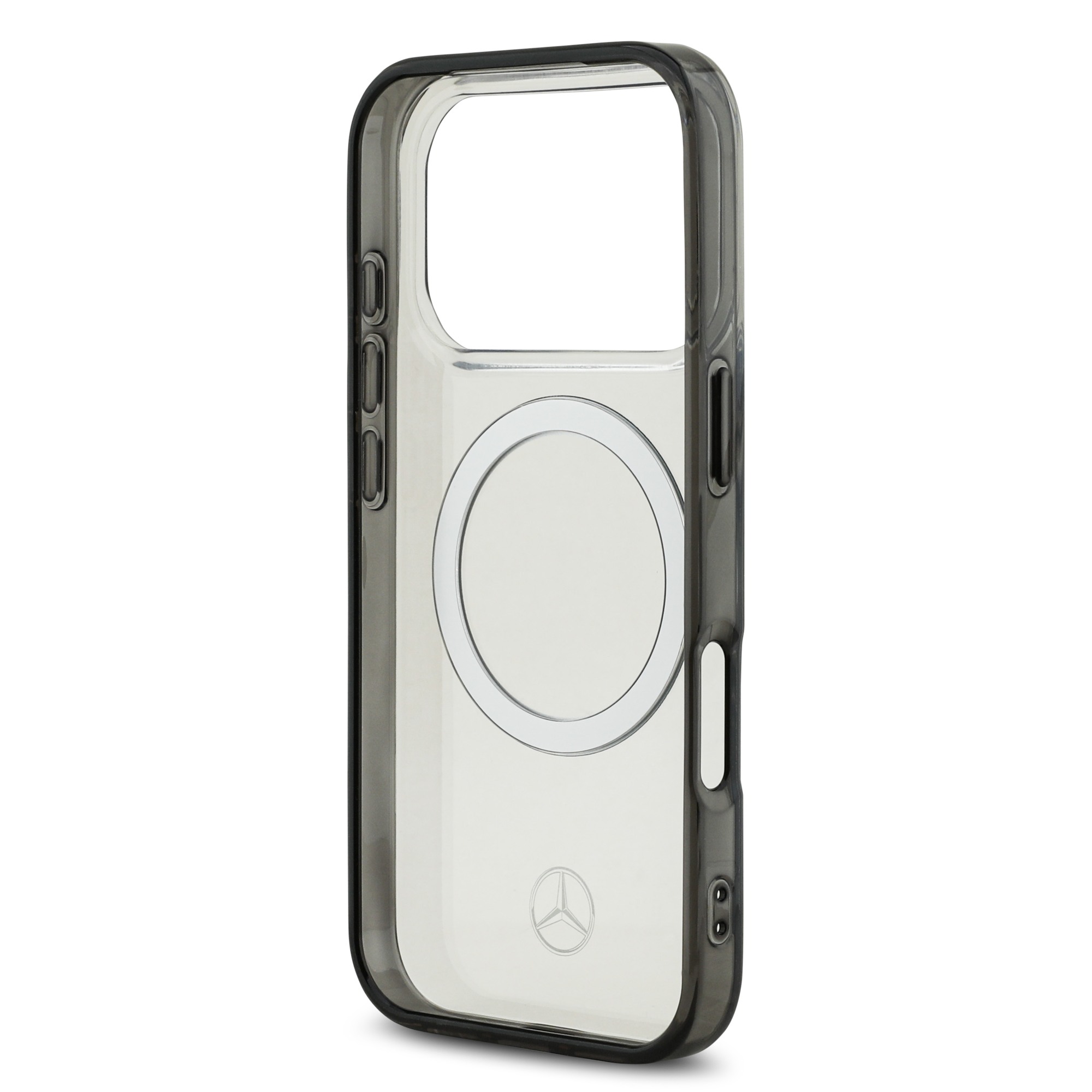 iPhone 17 Pro - MERCEDES BENZ Transparent PC/TPU Black Ring - 7