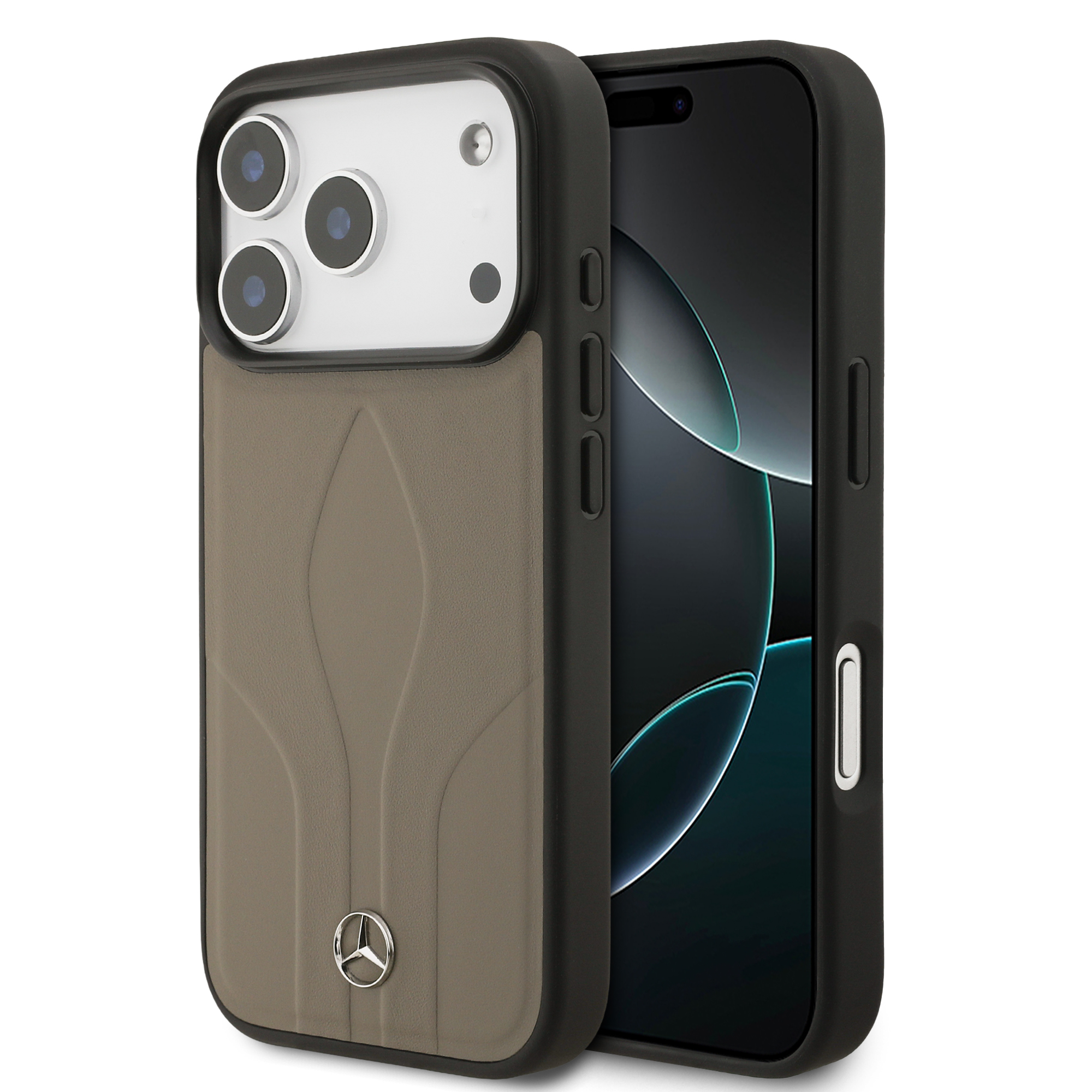 iPhone 17 Pro - MERCEDES BENZ Leather The Move Taupe - 2