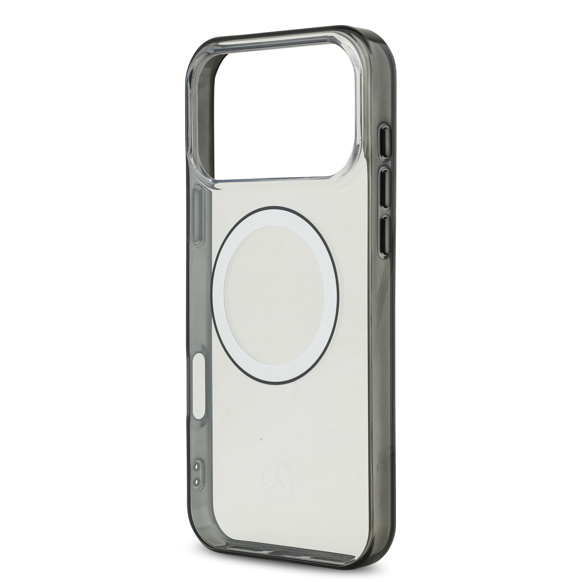 iPhone 17 Pro Max - MERCEDES BENZ Transparent PC/TPU Black Ring - 6