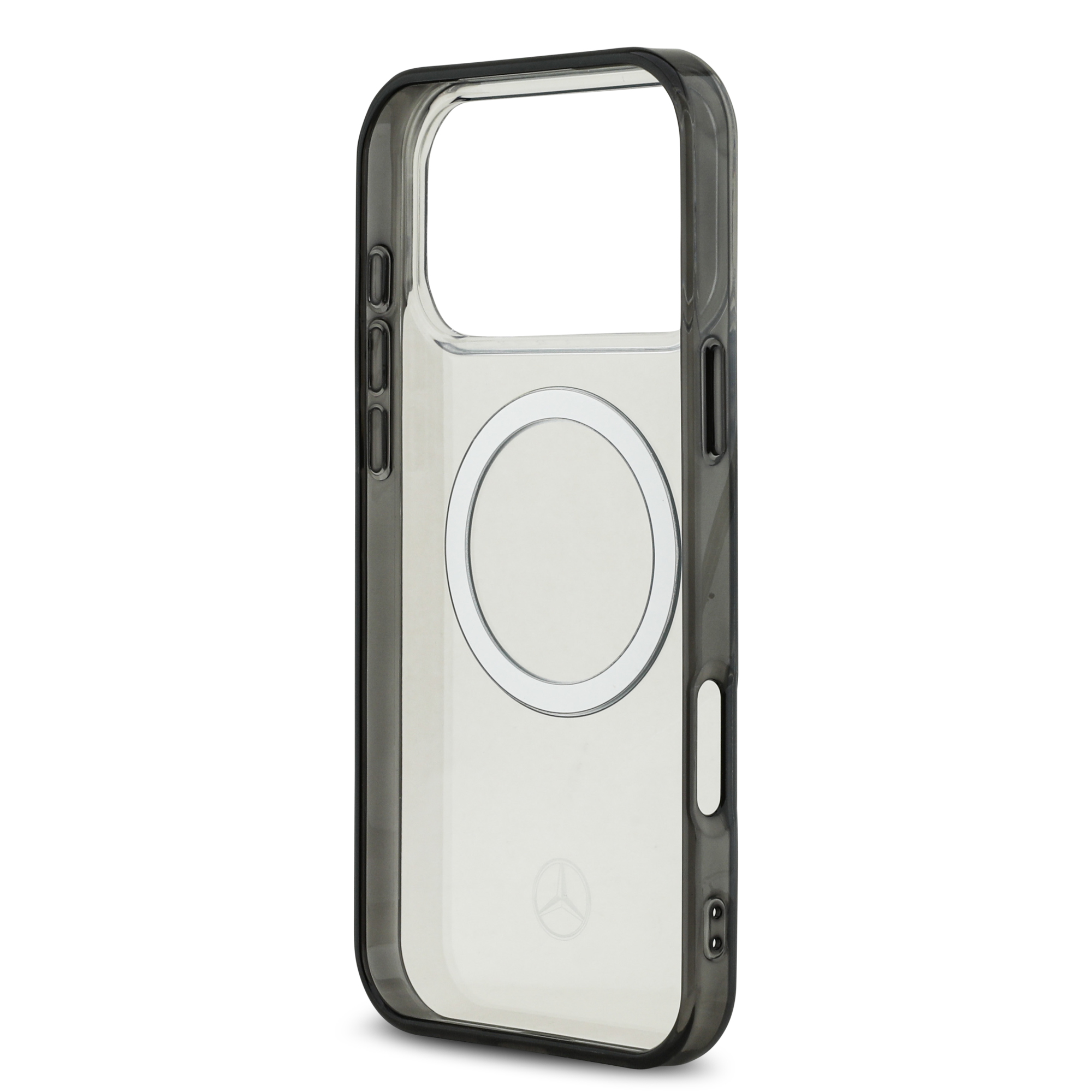 iPhone 17 Pro Max - MERCEDES BENZ Transparent PC/TPU Black Ring - 7